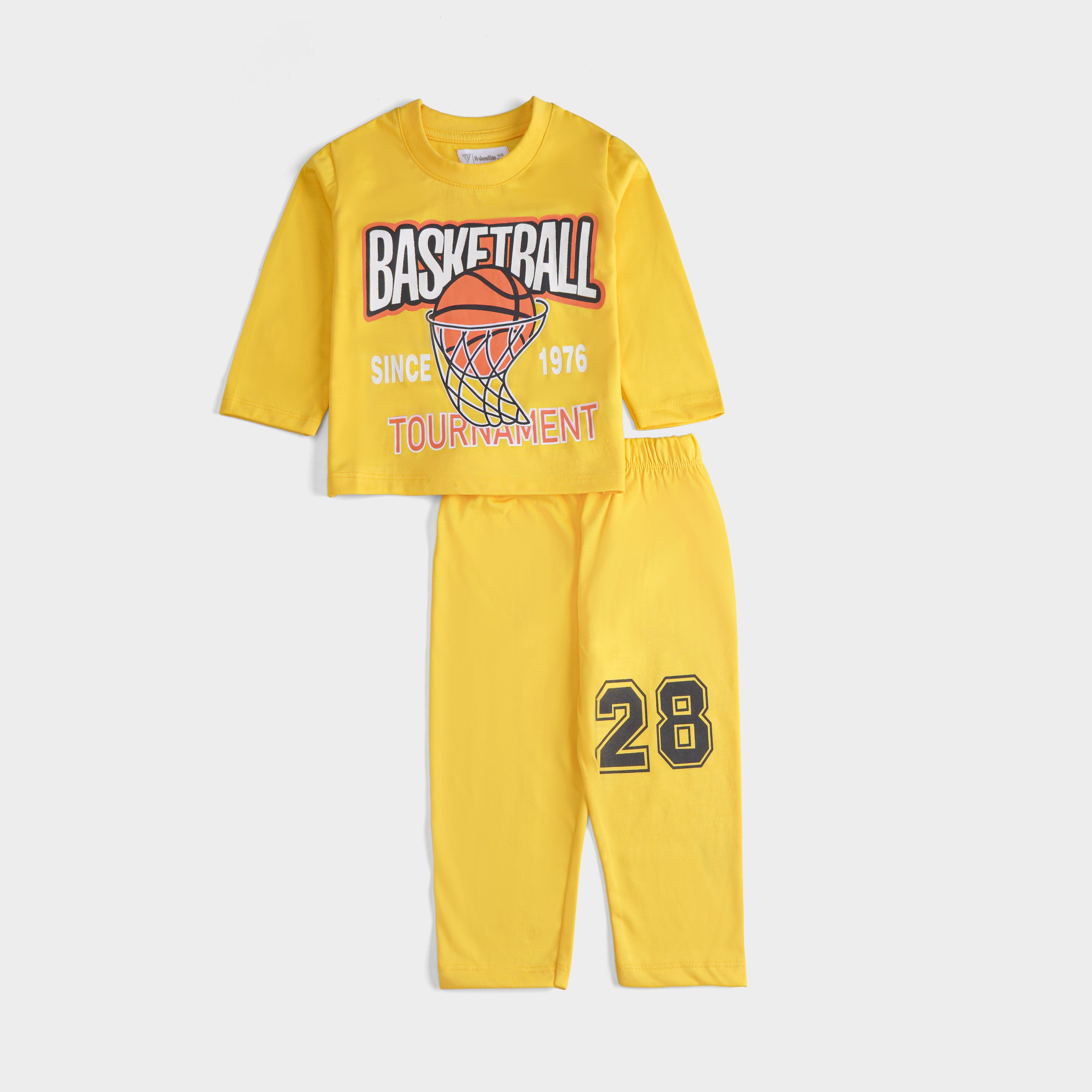 Boys Printed Full Sleeve Suit (BasketBall)
