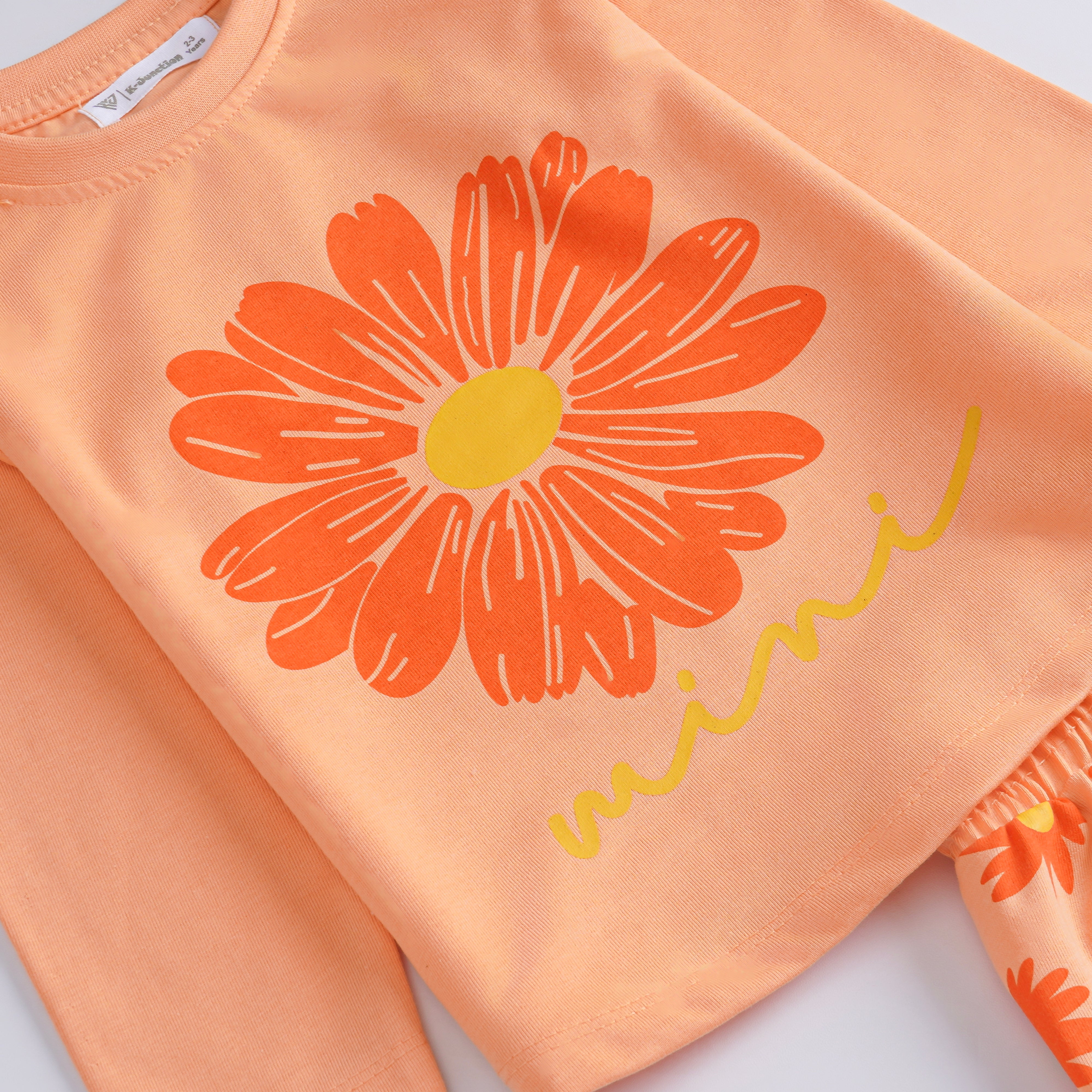 Girls Printed Full Sleeve Suit
