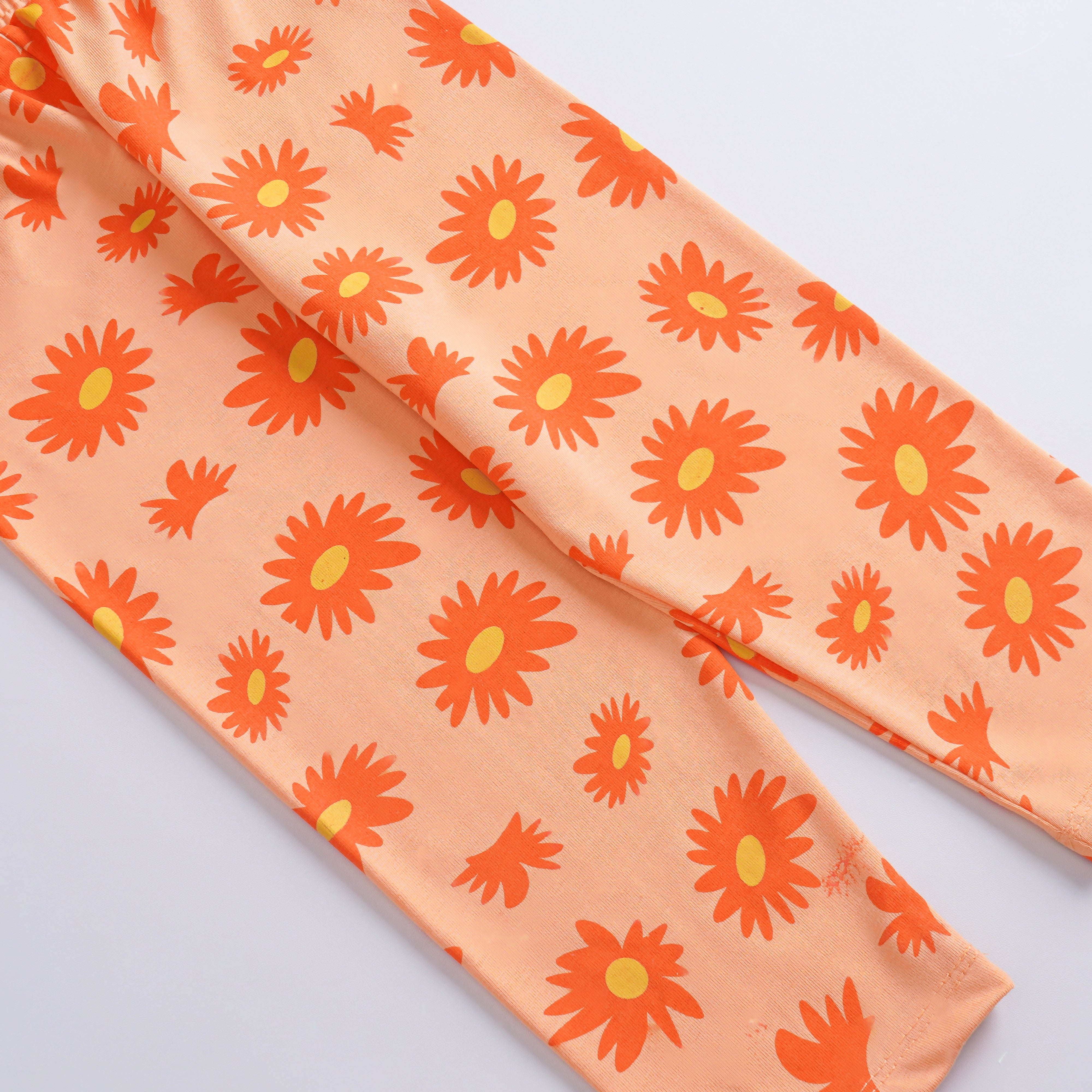Girls Printed Full Sleeve Suit