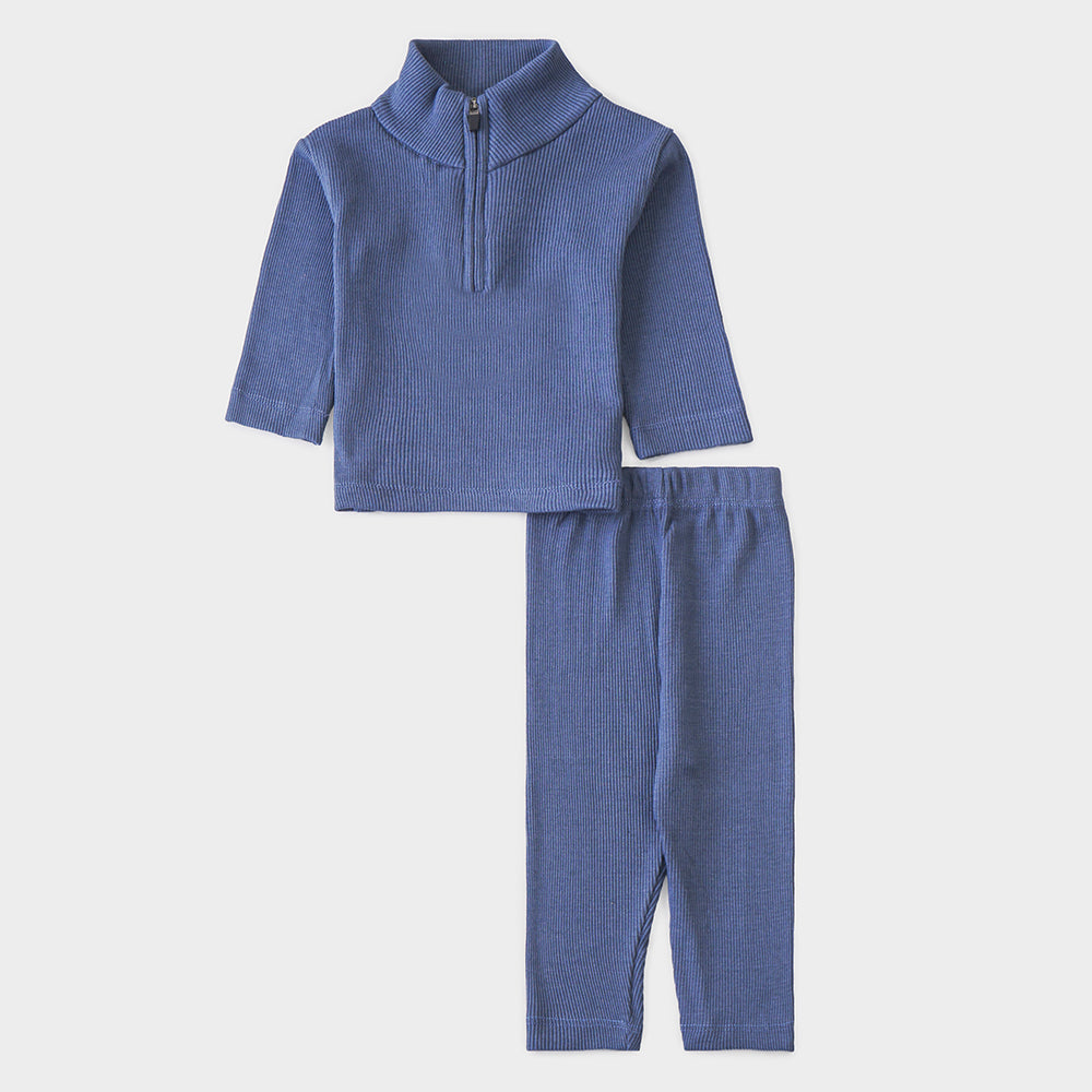 Unisex Rib 2 Pcs Suit