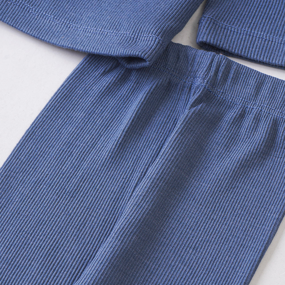 Unisex Rib 2 Pcs Suit