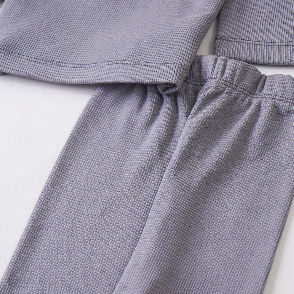 Unisex Rib 2 Pcs Suit