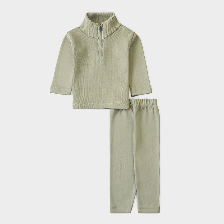Unisex Rib 2 Pcs Suit