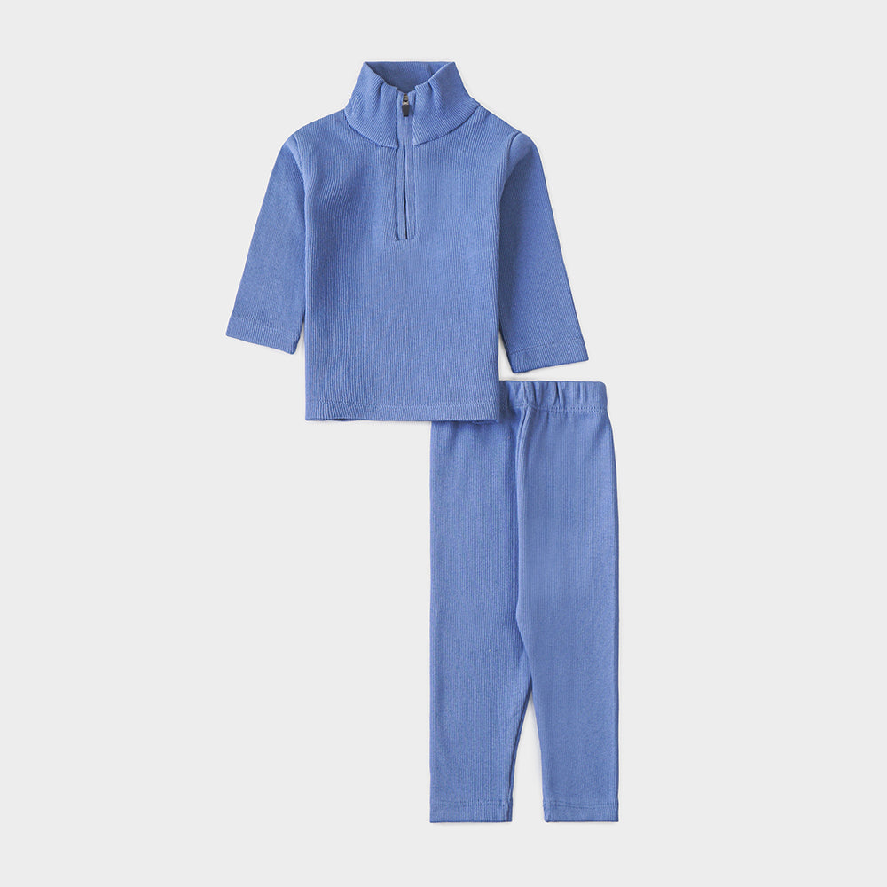Unisex Rib 2 Pcs Suit
