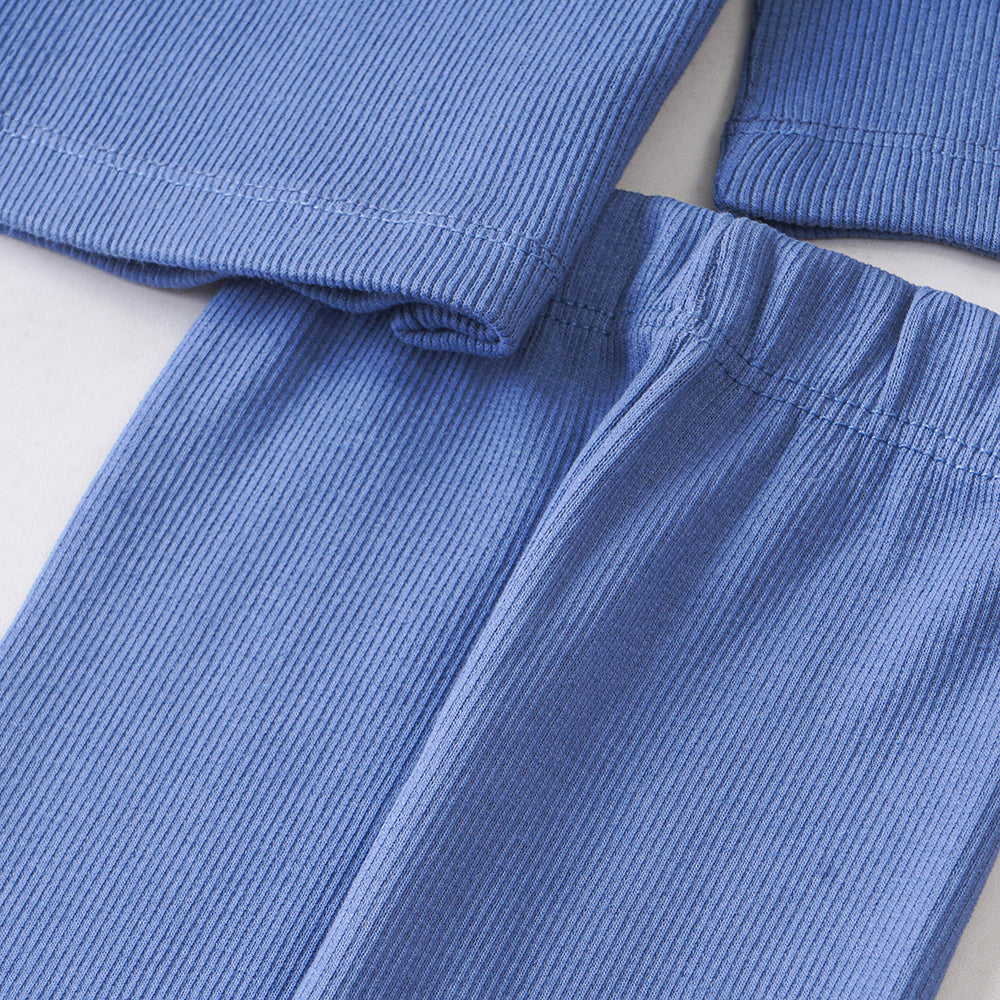Unisex Rib 2 Pcs Suit