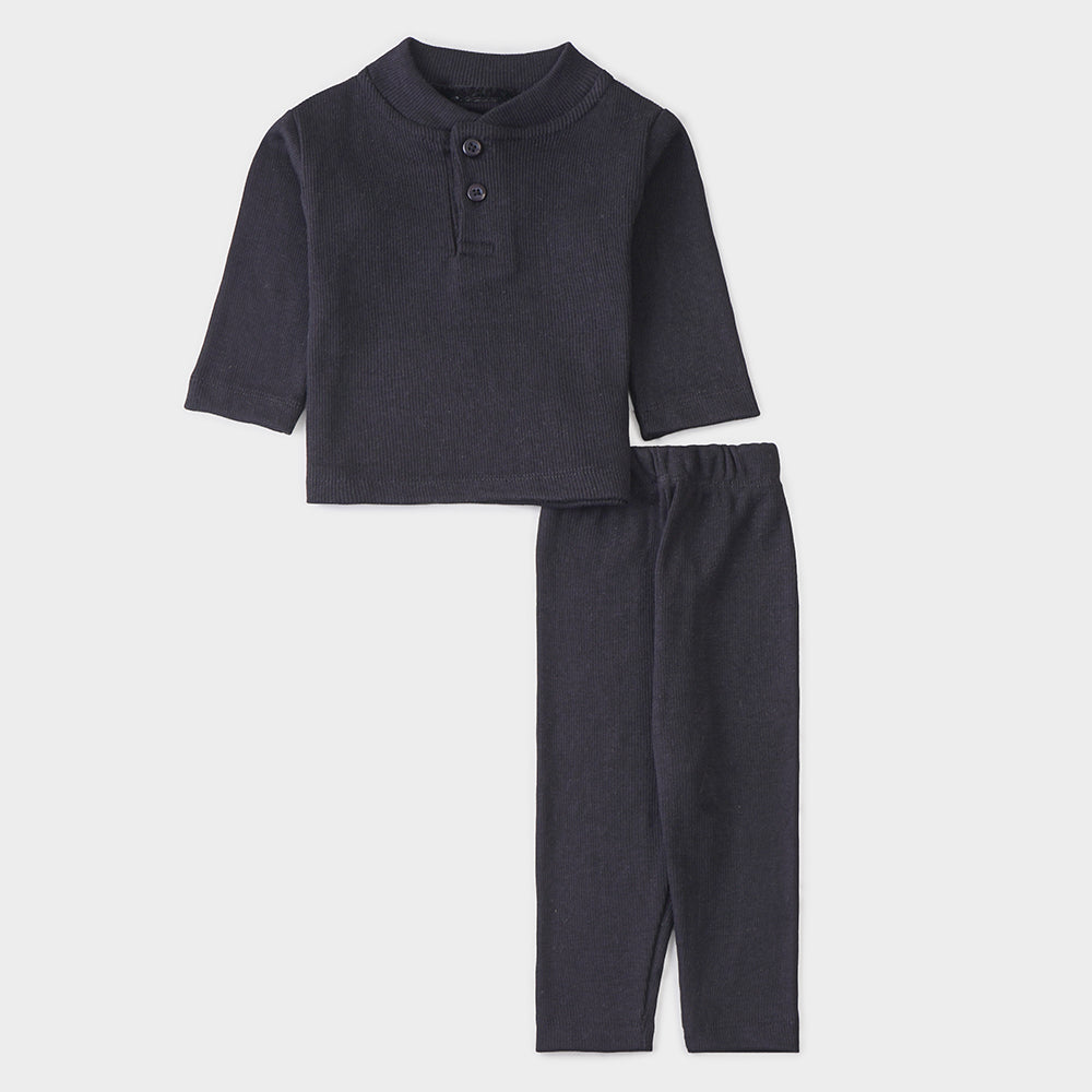 Unisex Rib 2 Pcs Suit