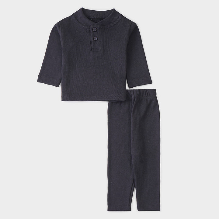 Unisex Rib 2 Pcs Suit