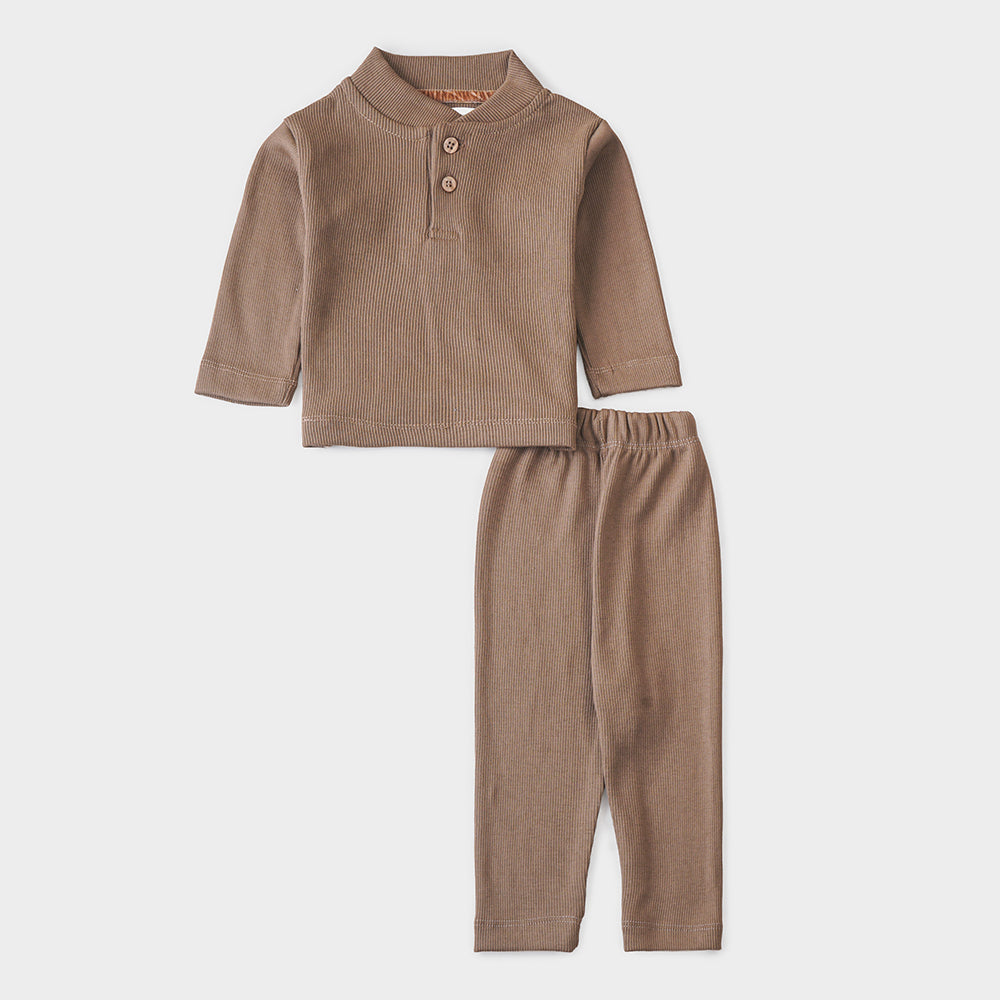 Unisex Rib 2 Pcs Suit