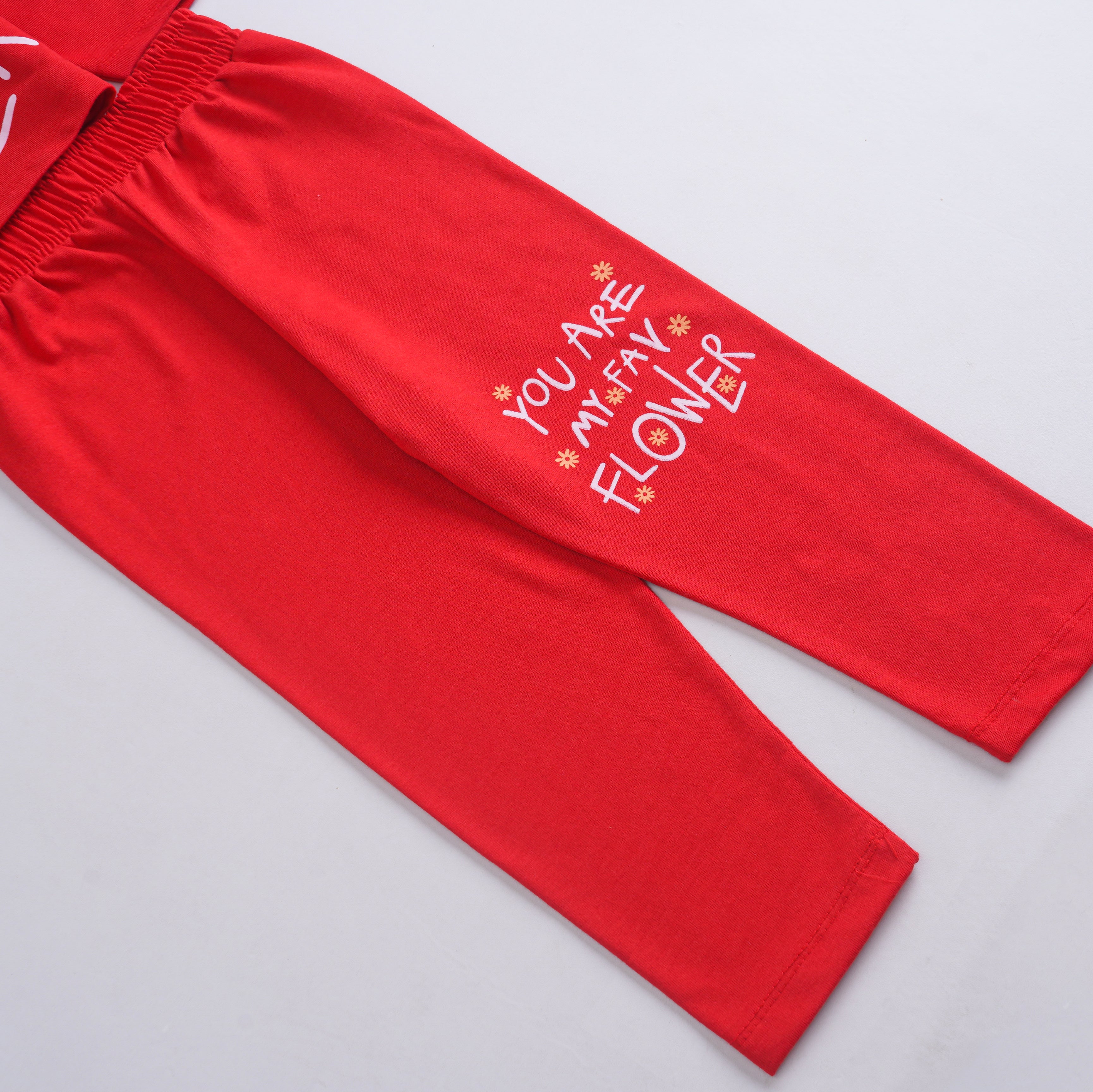 Girls Printed Full Sleeve Suit
