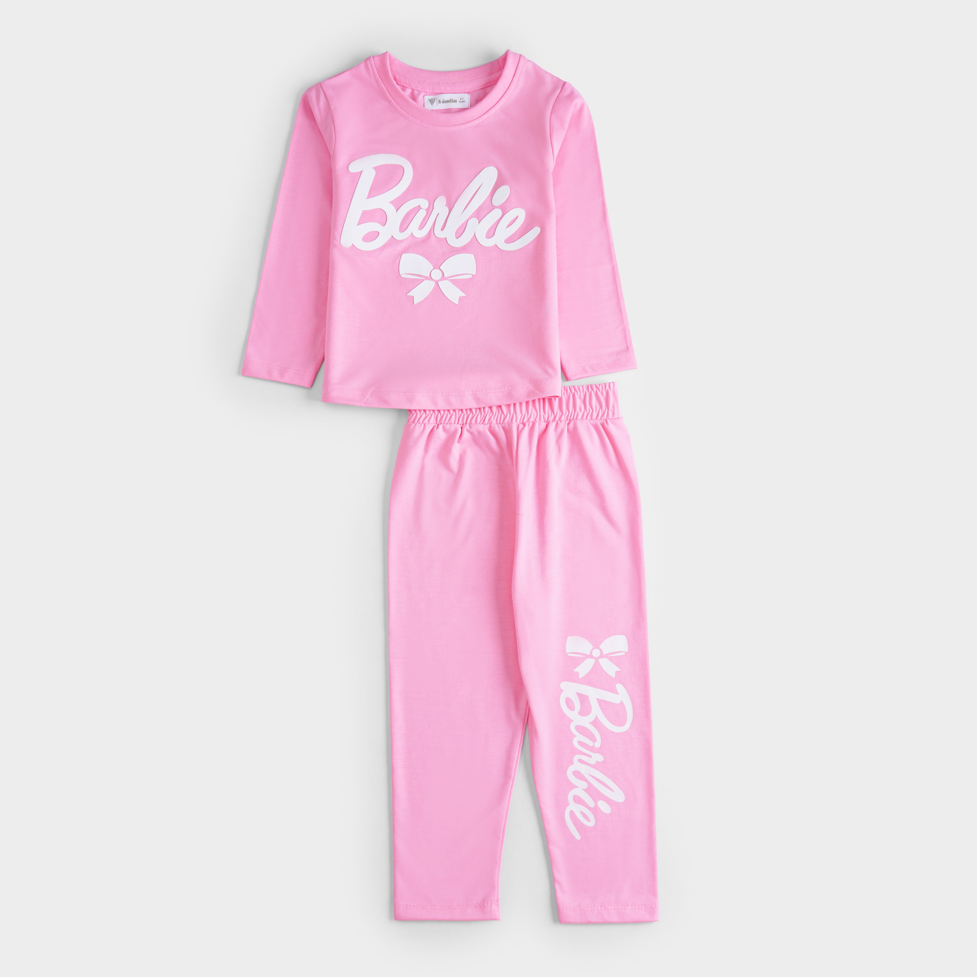 Girls Printed Full Sleeve Suit