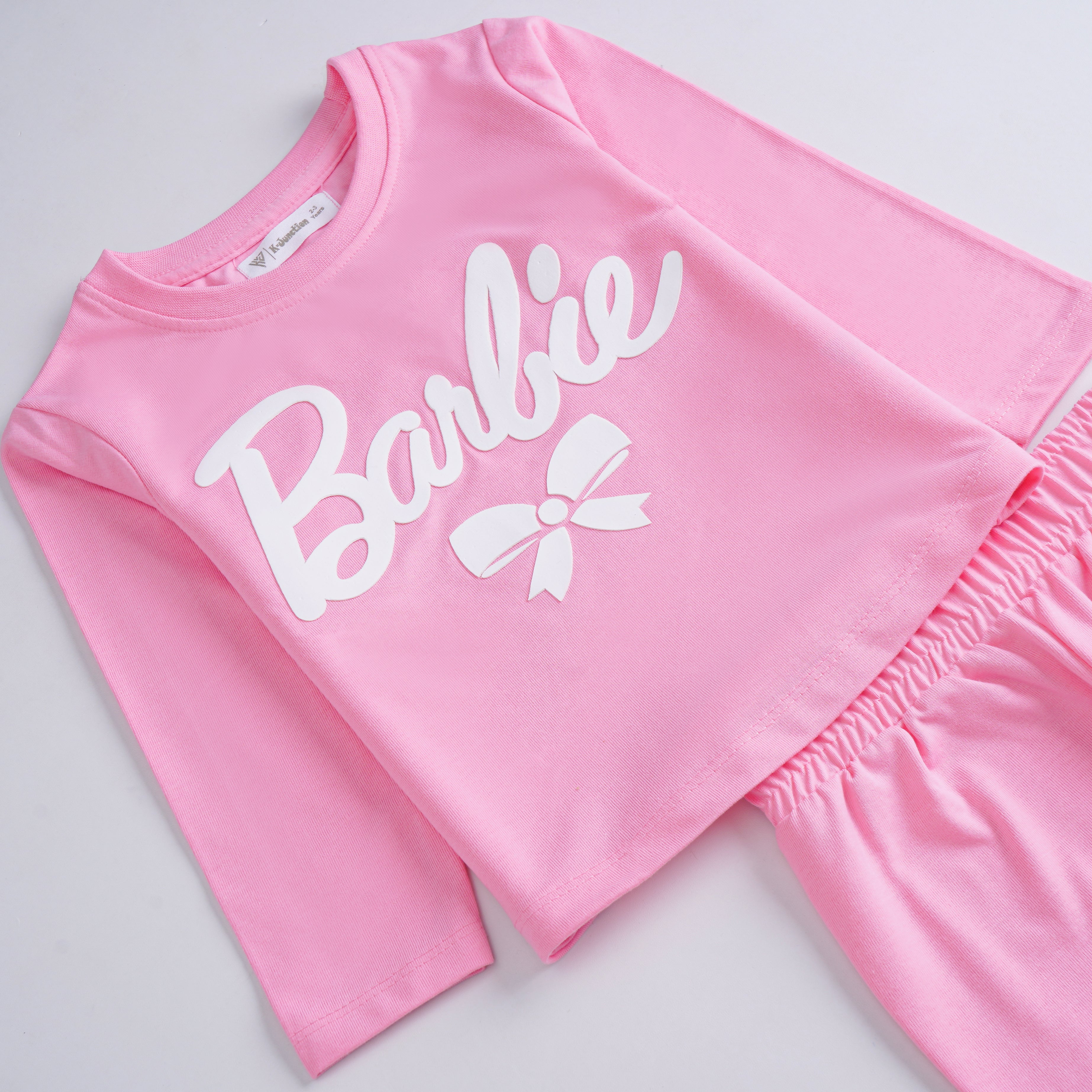 Girls Printed Full Sleeve Suit