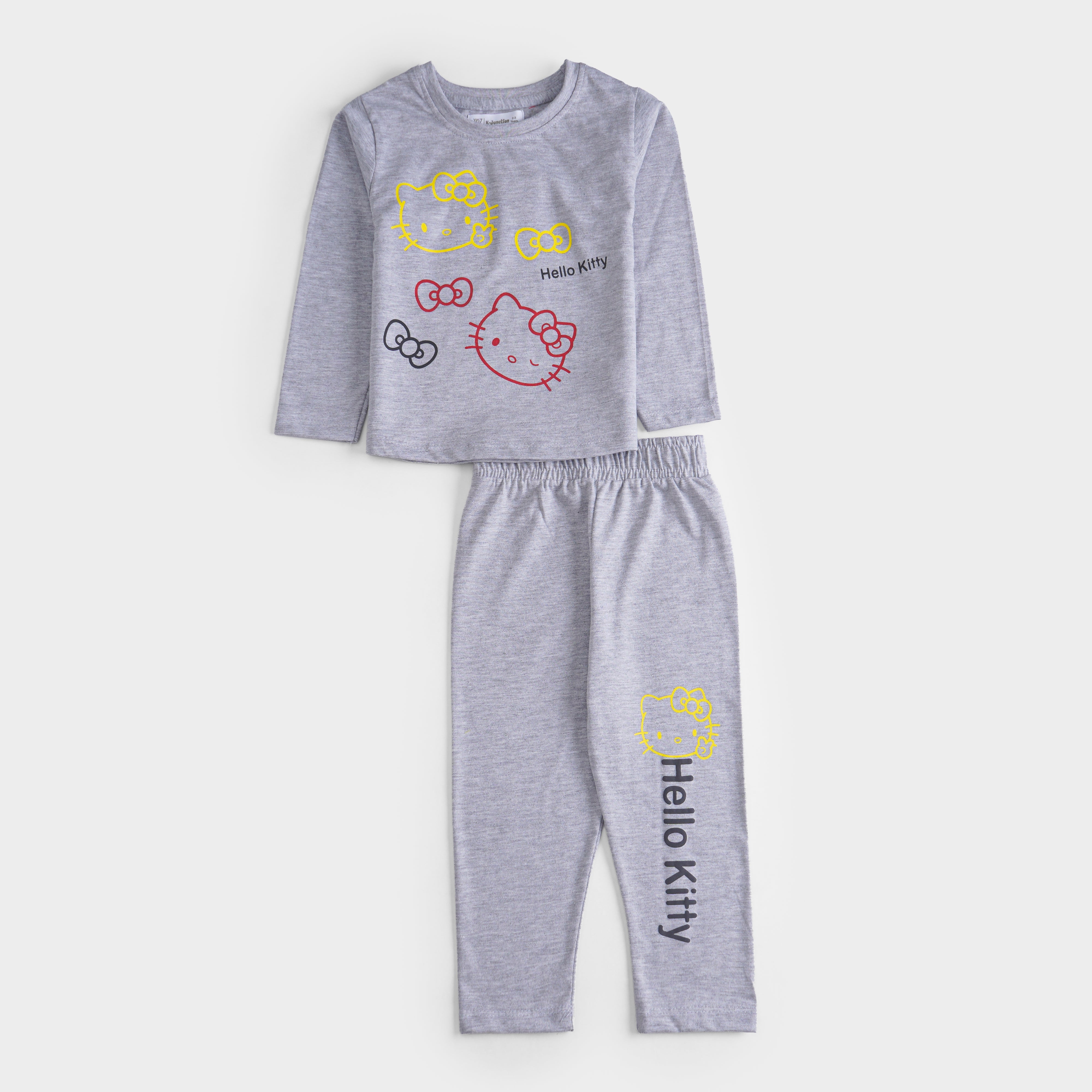 Girls Printed Full Sleeve Suit