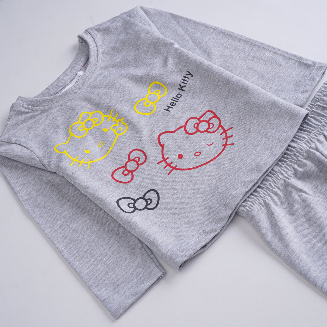 Girls Printed Full Sleeve Suit