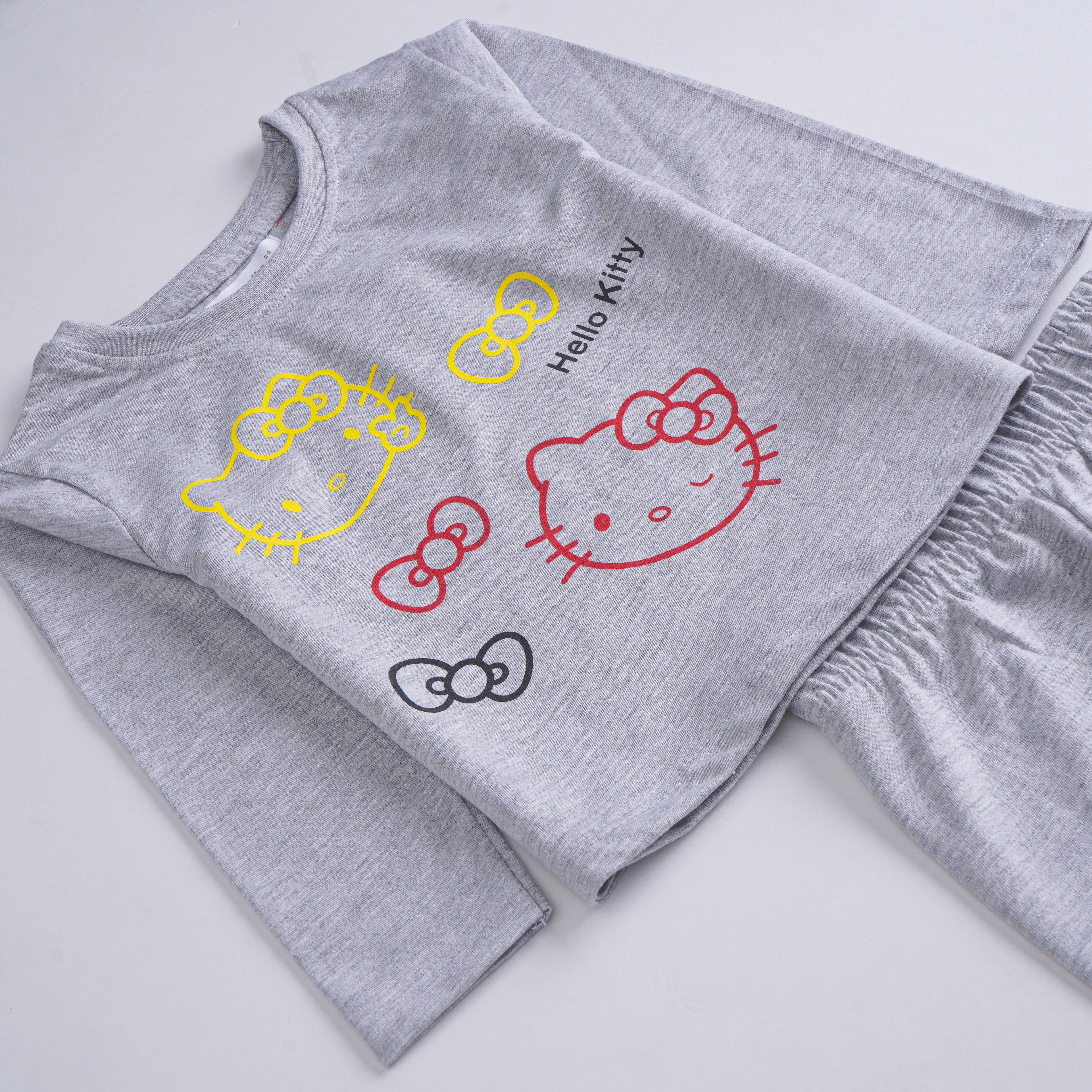Girls Printed Full Sleeve Suit