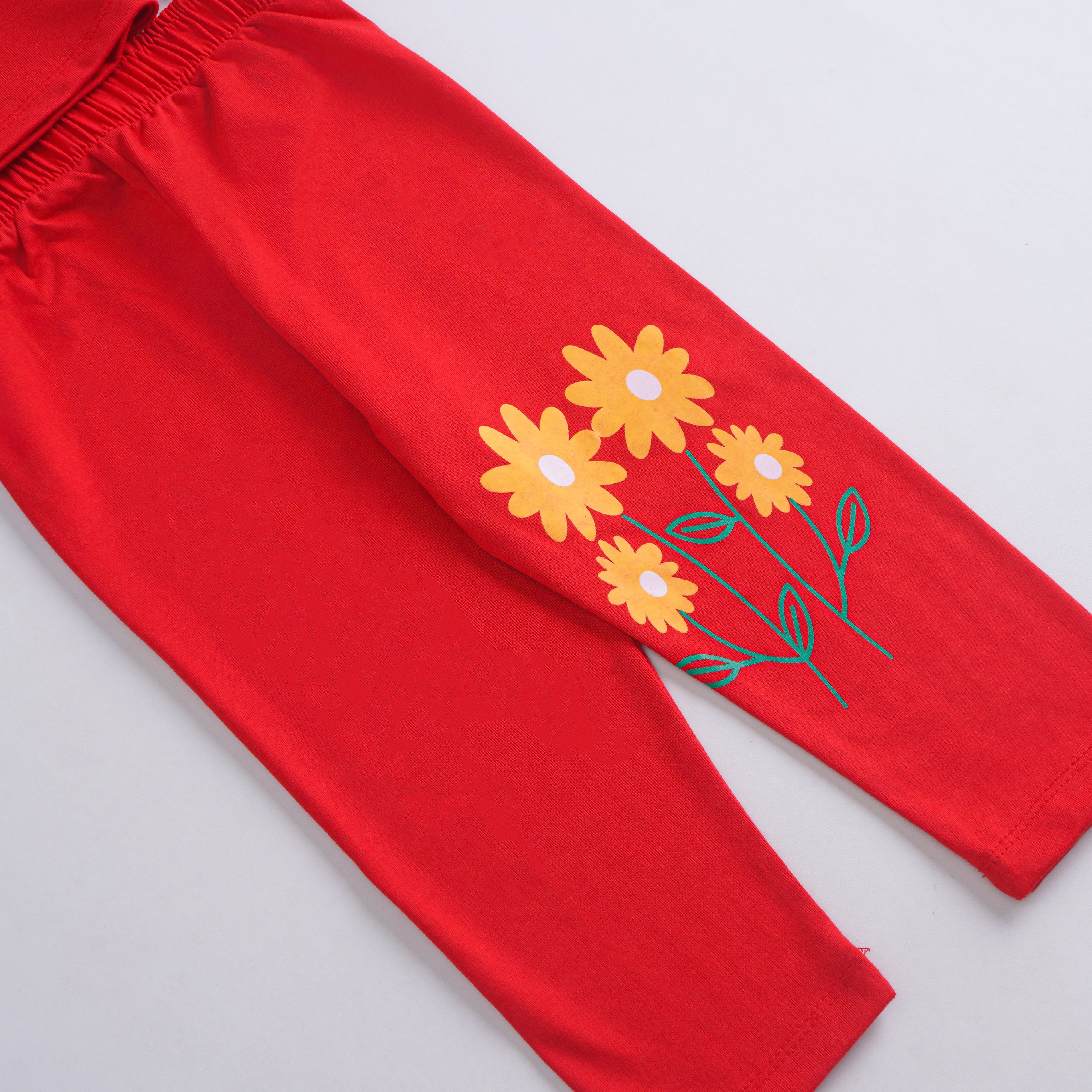 Girls Printed Full Sleeve Suit