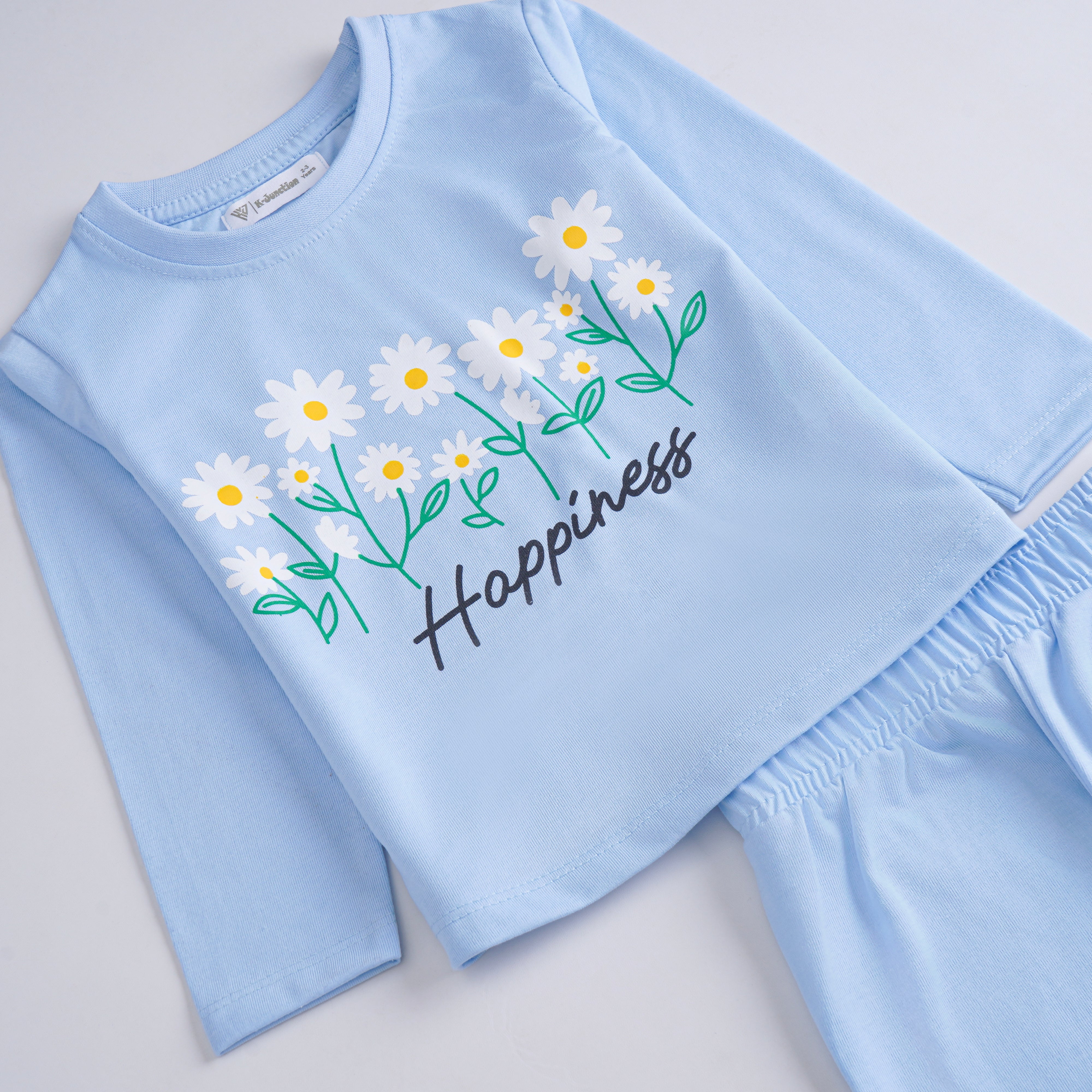 Girls Printed Full Sleeve Suit