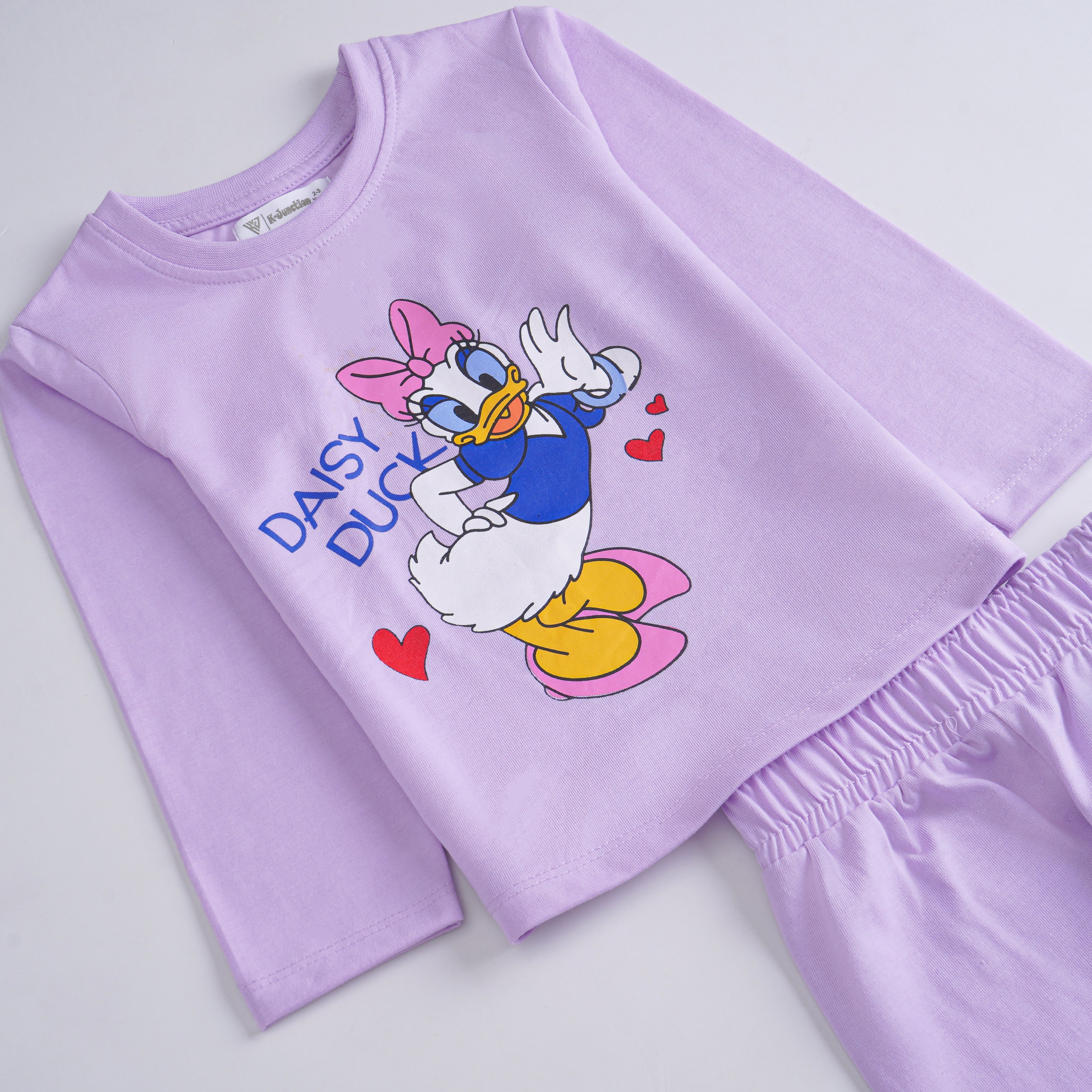 Girls Printed Full Sleeve Suit