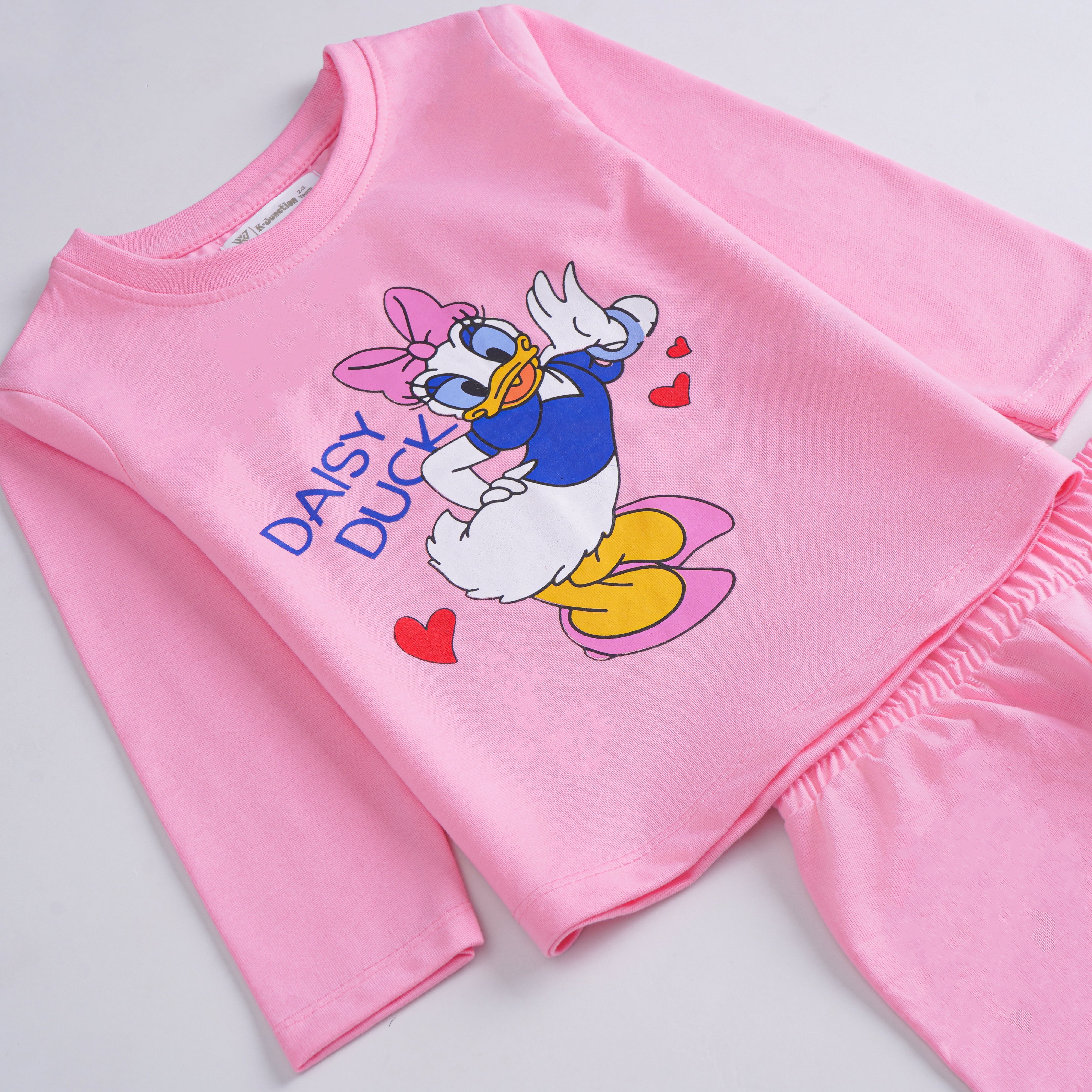 Girls Printed Full Sleeve Suit