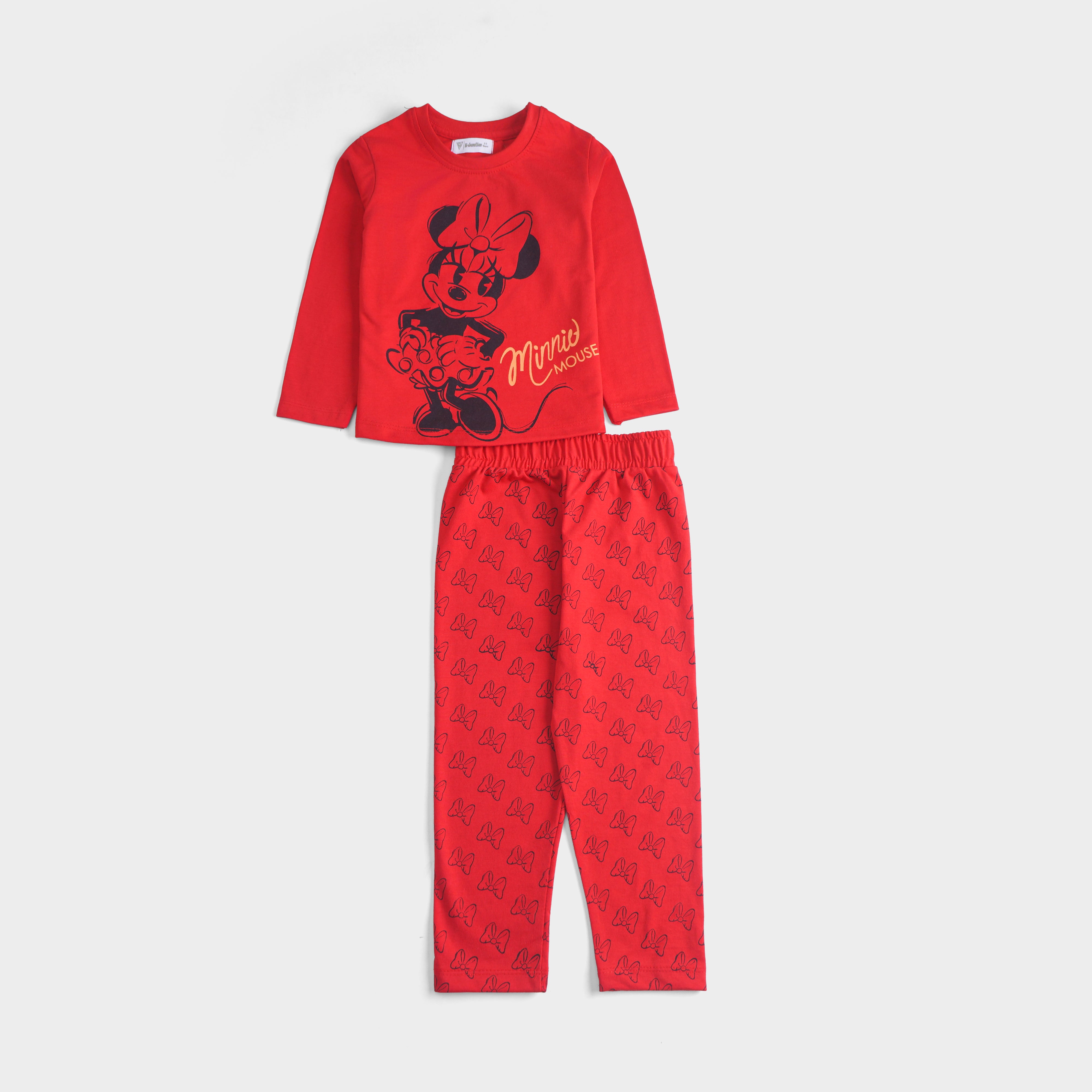 Girls Printed Full Sleeve Suit