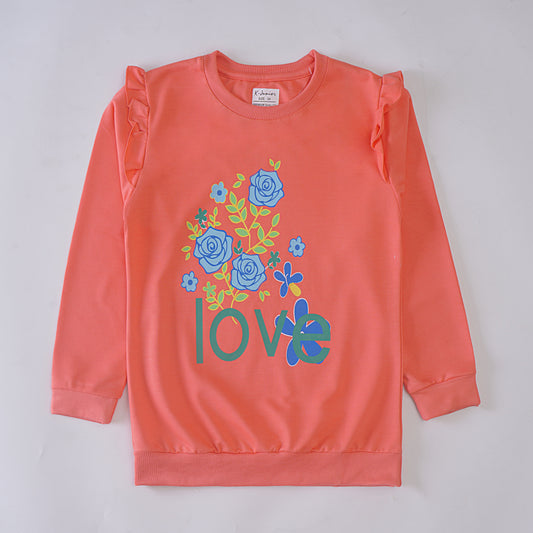 Girls Sweatshirt Code-(Love )