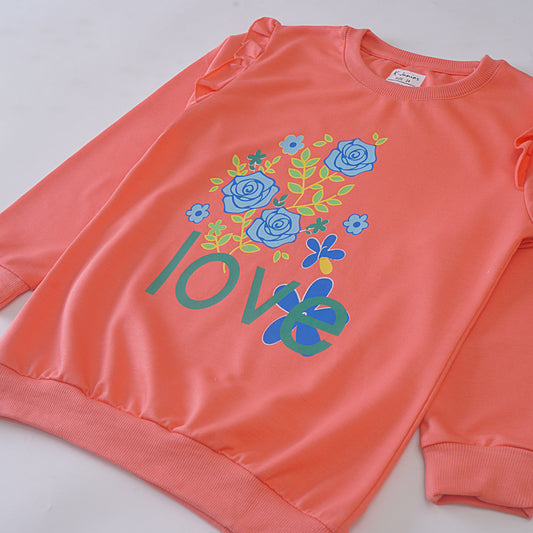 Girls Sweatshirt Code-(Love )