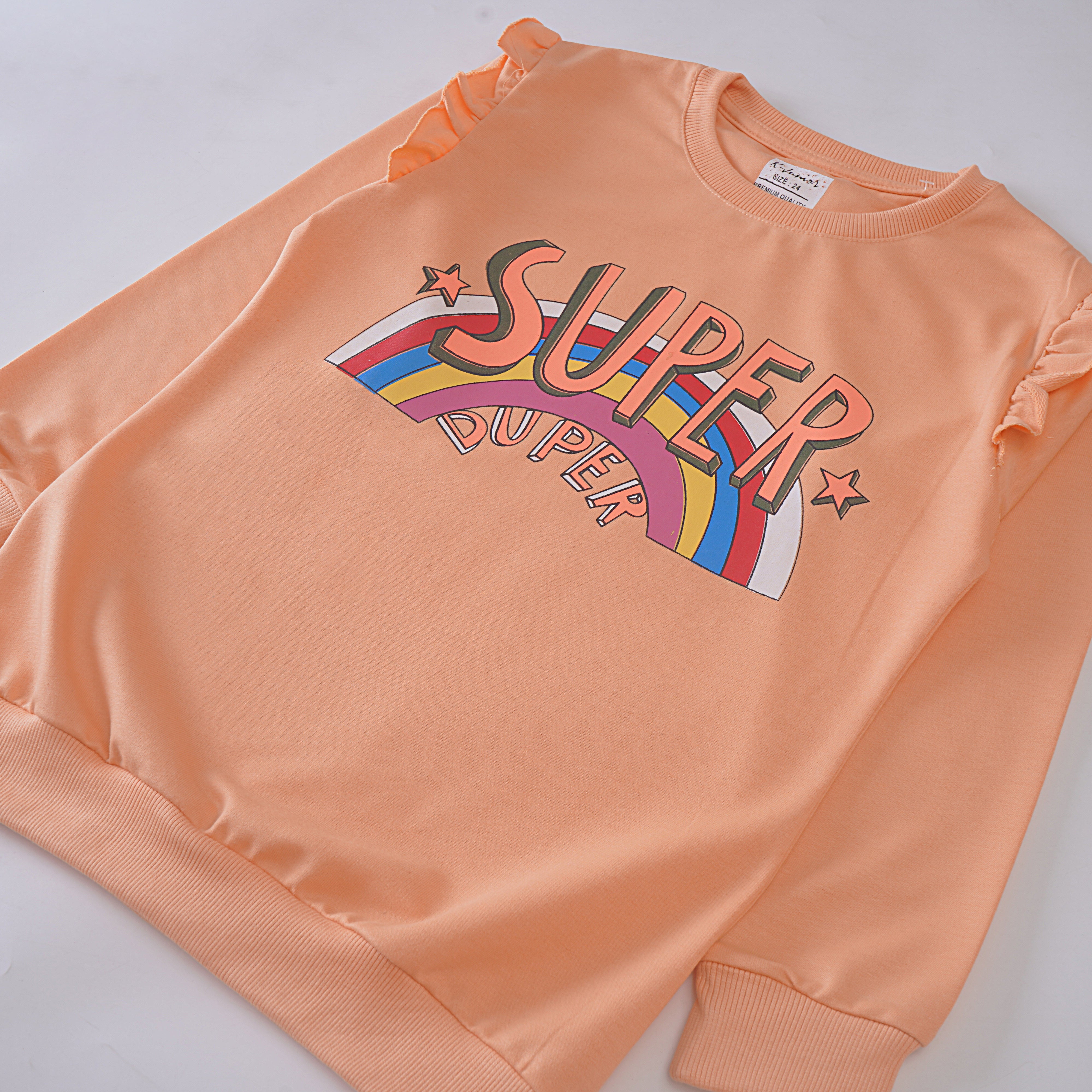 Girls Sweatshirt Code-( Super )