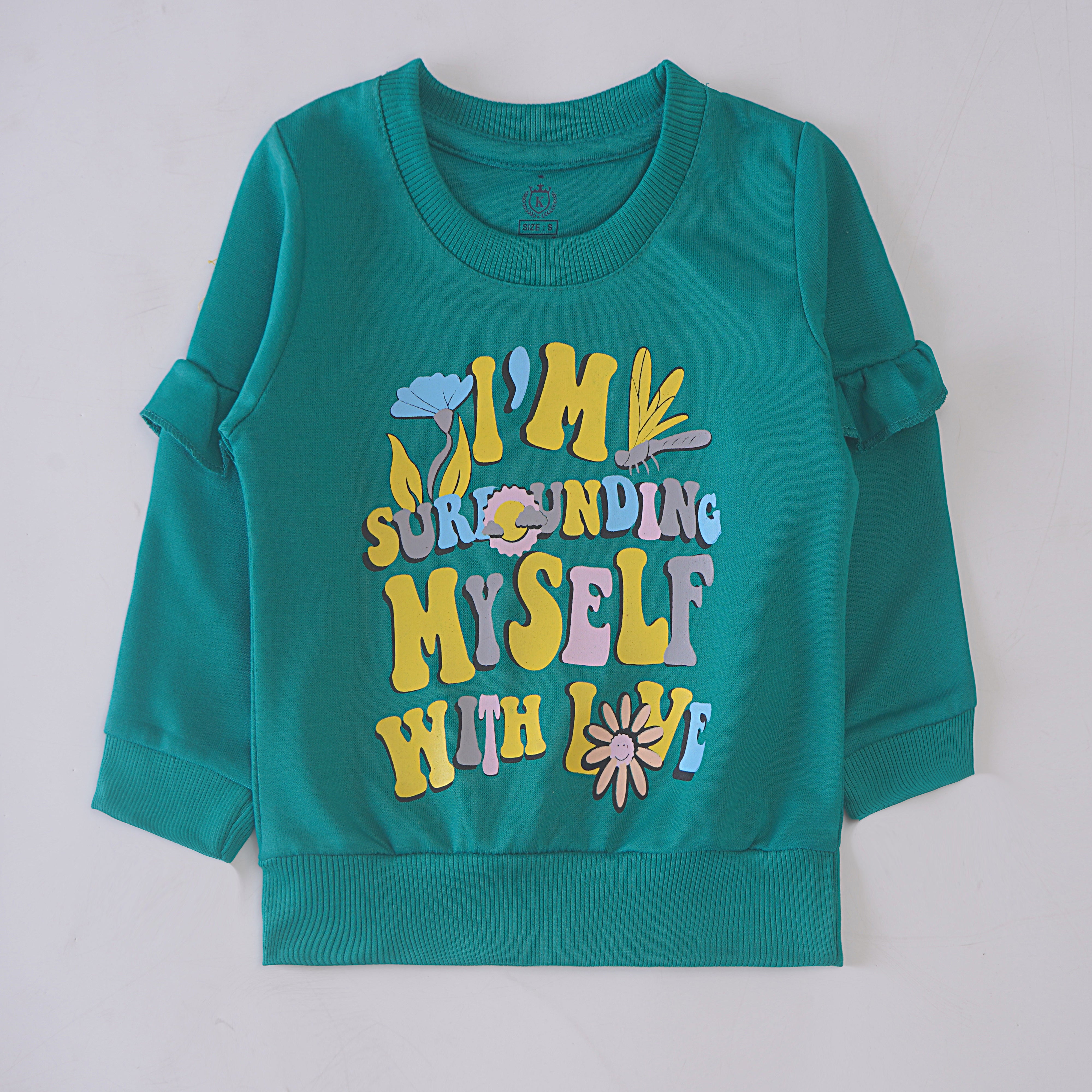 Girls Sweatshirt Code-( My Self )