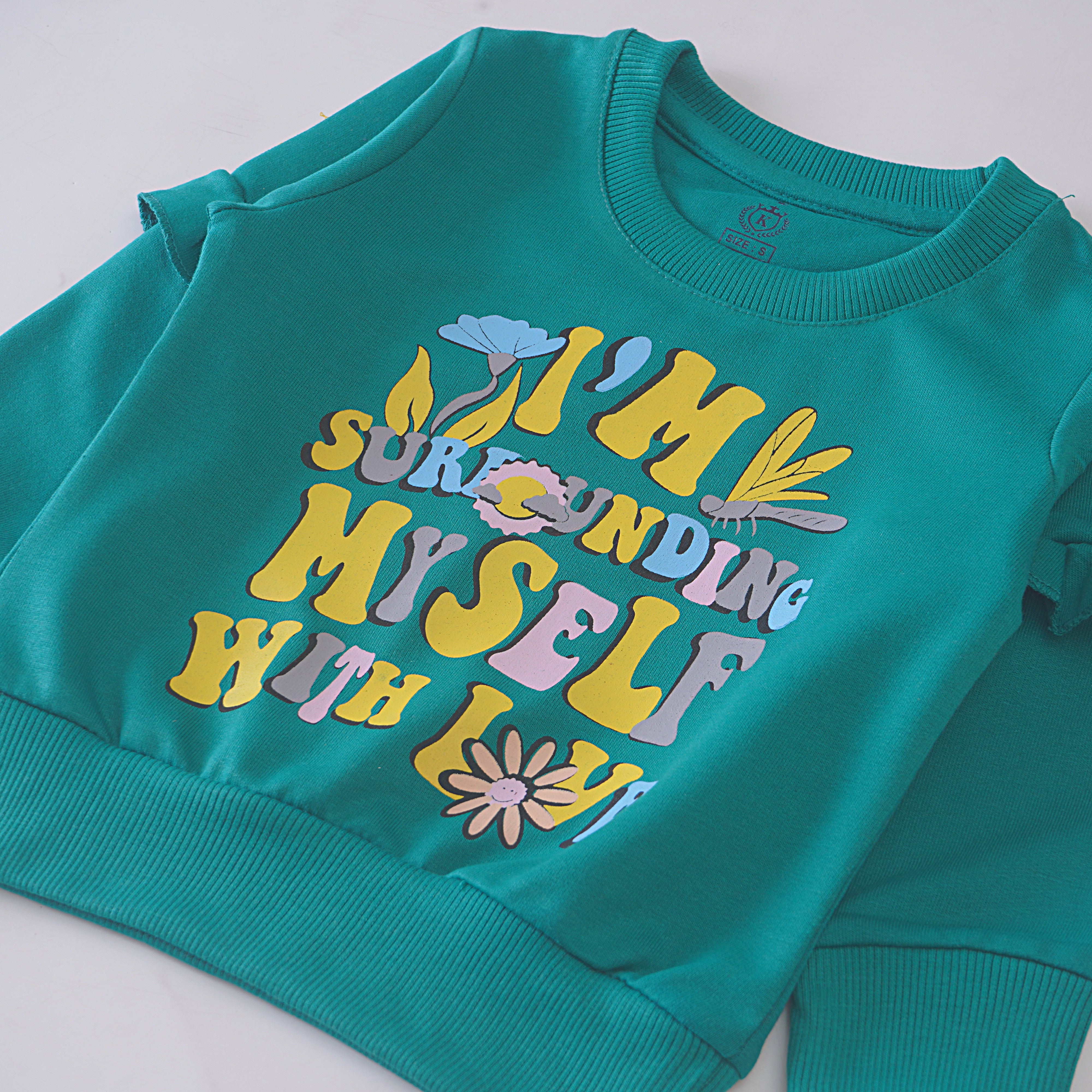 Girls Sweatshirt Code-( My Self )
