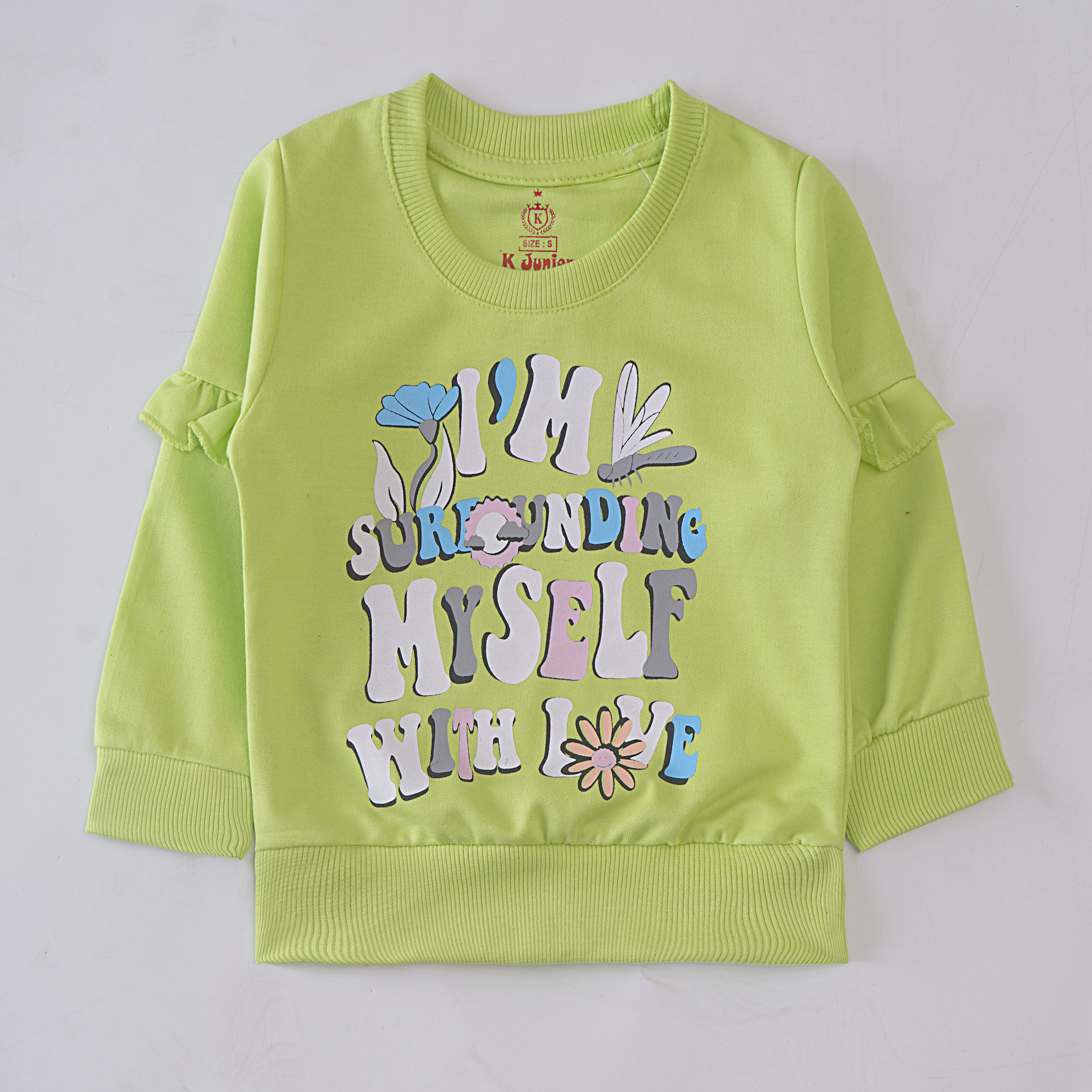 Girls Sweatshirt Code-( My Self )