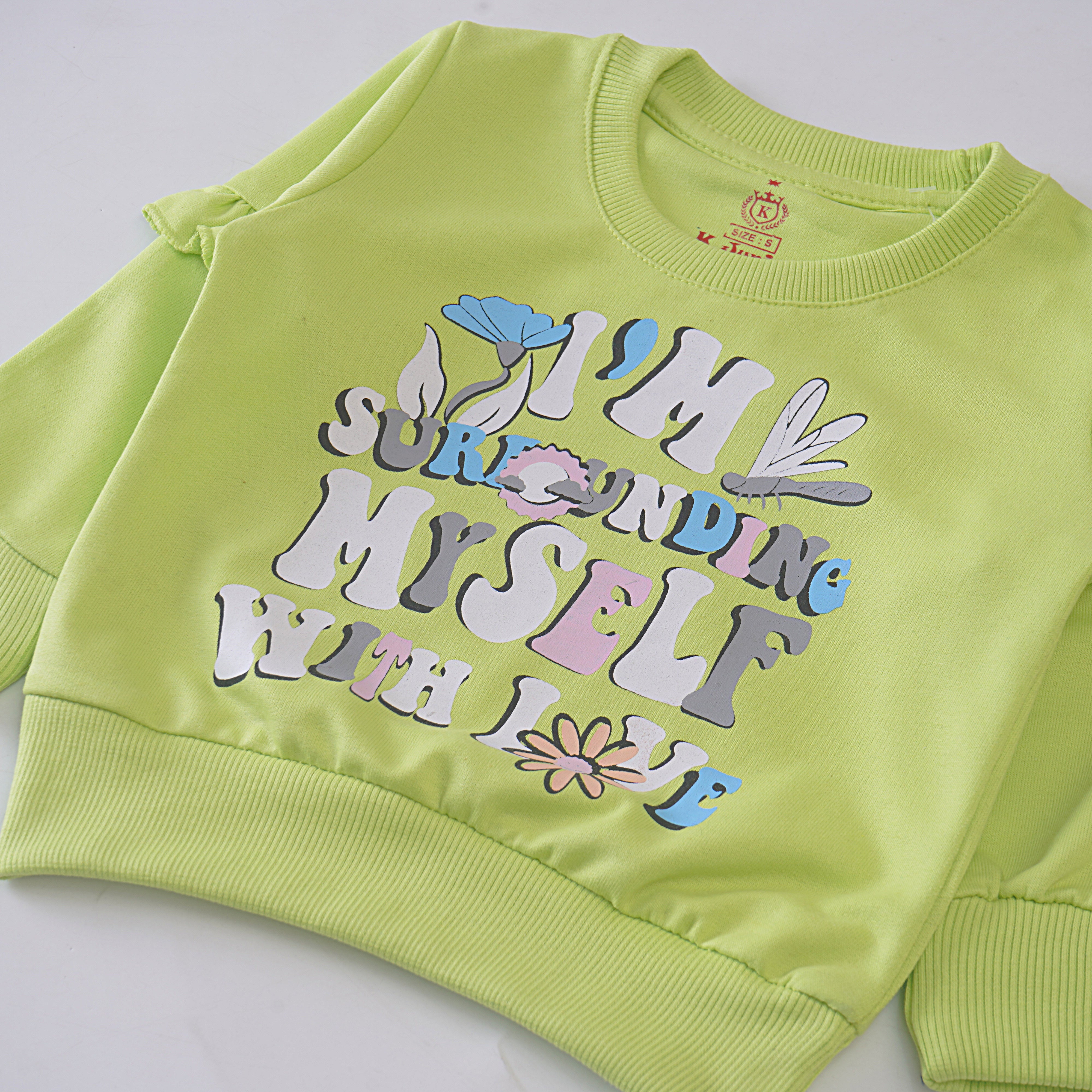 Girls Sweatshirt Code-( My Self )