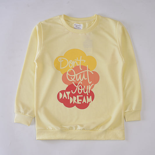 Girls Sweatshirt Code  ( Don't Quit )