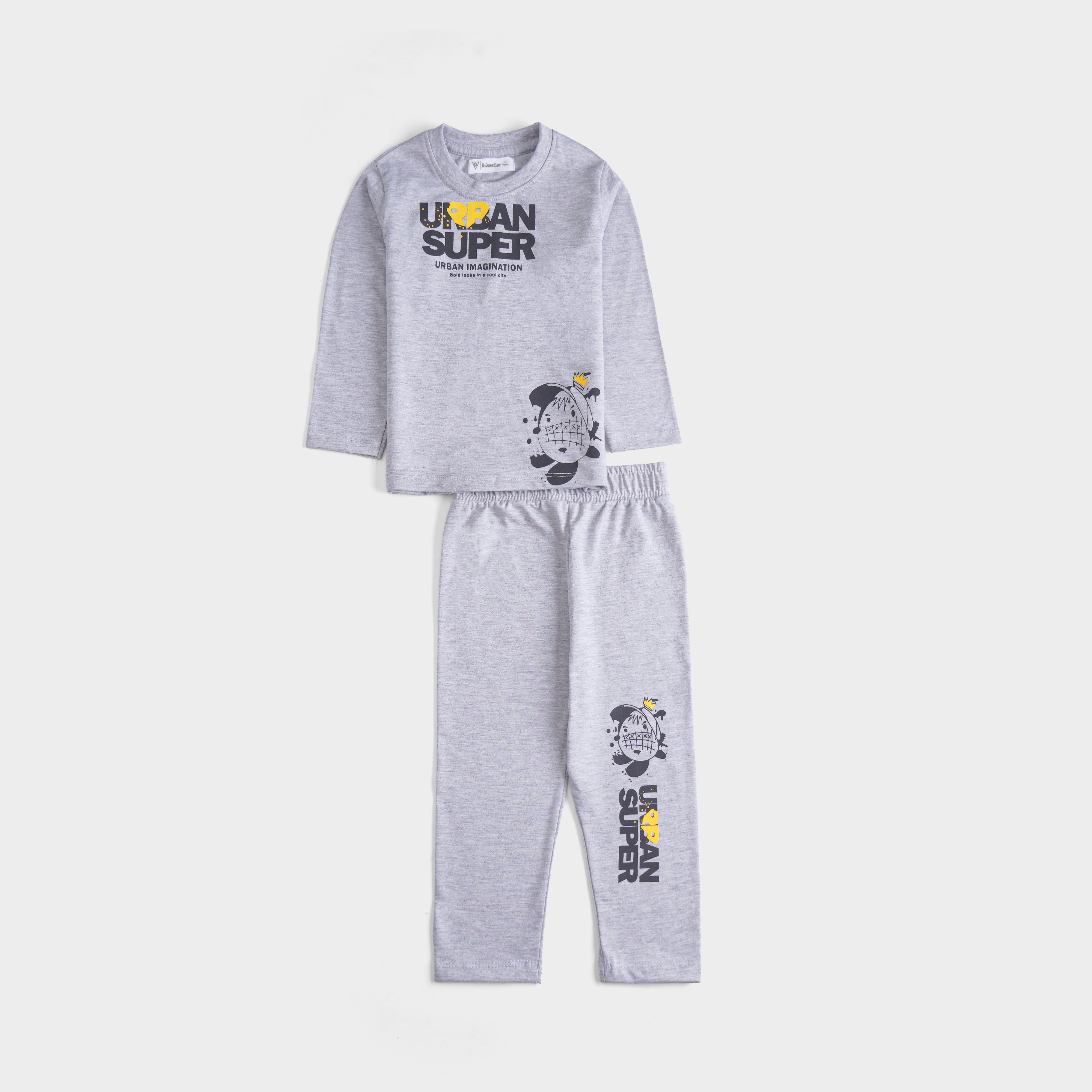 Boys Printed Full Sleeve Suit