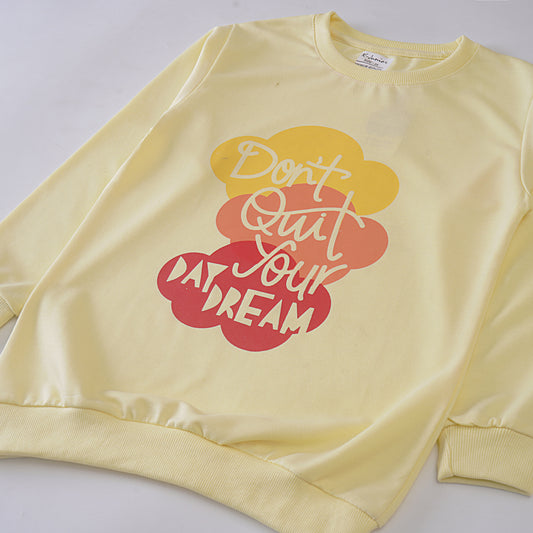 Girls Sweatshirt Code  ( Don't Quit )