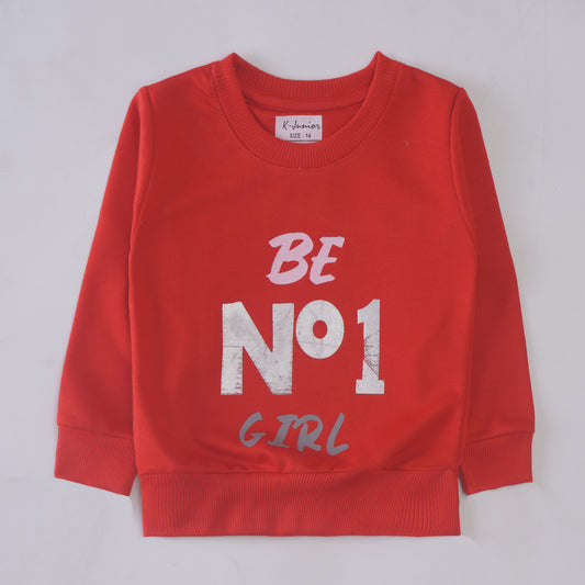 Girls Sweatshirt Code-( Be No 1 )