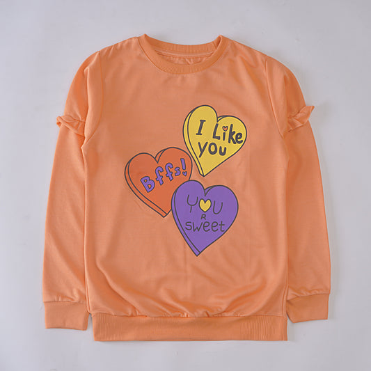 Girls Sweatshirt (I-Like-You)