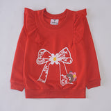 Girls Printed Full Sleeve Sweat T-Shirt (7214)