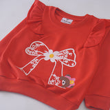 Girls Printed Full Sleeve Sweat T-Shirt (7214)