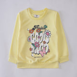 Girls Printed Full Sleeve Sweat T-Shirt (7209)