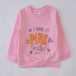 Girls Printed Full Sleeve Sweat T-Shirt (7217)