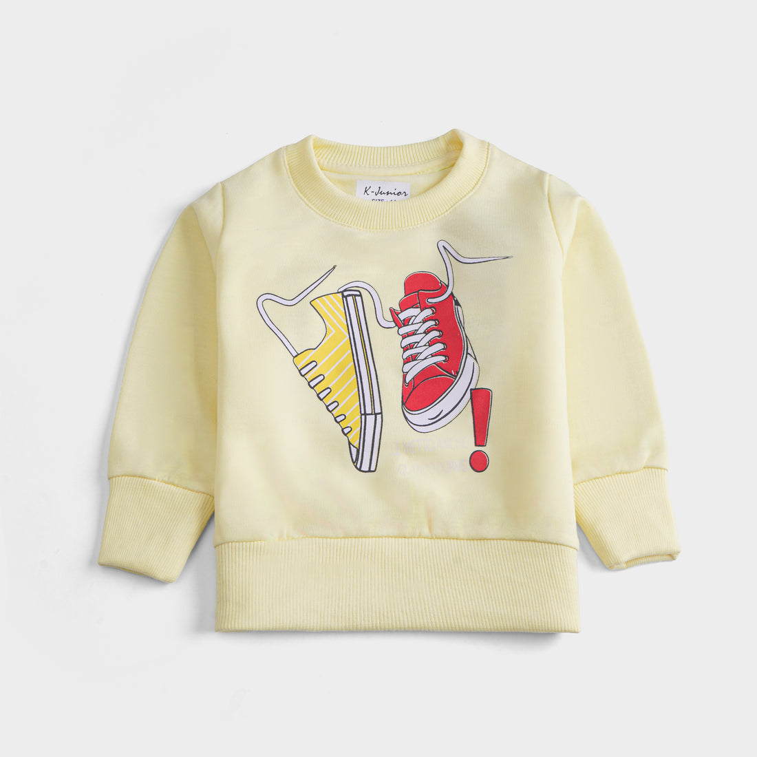 Boys Printed Full Sleeve Sweat T-Shirt (Shoes)