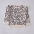 Girls Printed Full Sleeve Sweat T-Shirt Color Skin