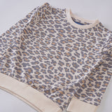 Girls Printed Full Sleeve Sweat T-Shirt Color Skin