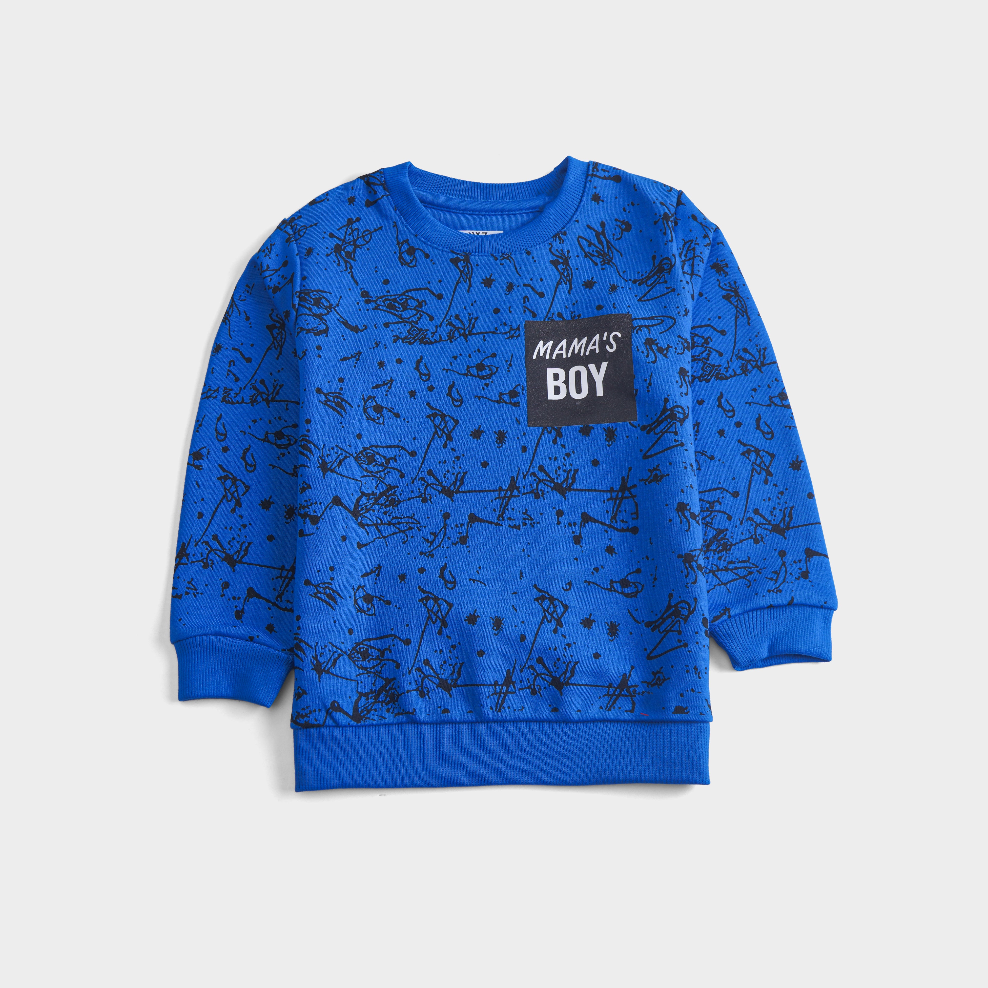 Boys Printed Full Sleeve Sweat T-Shirt (7199)