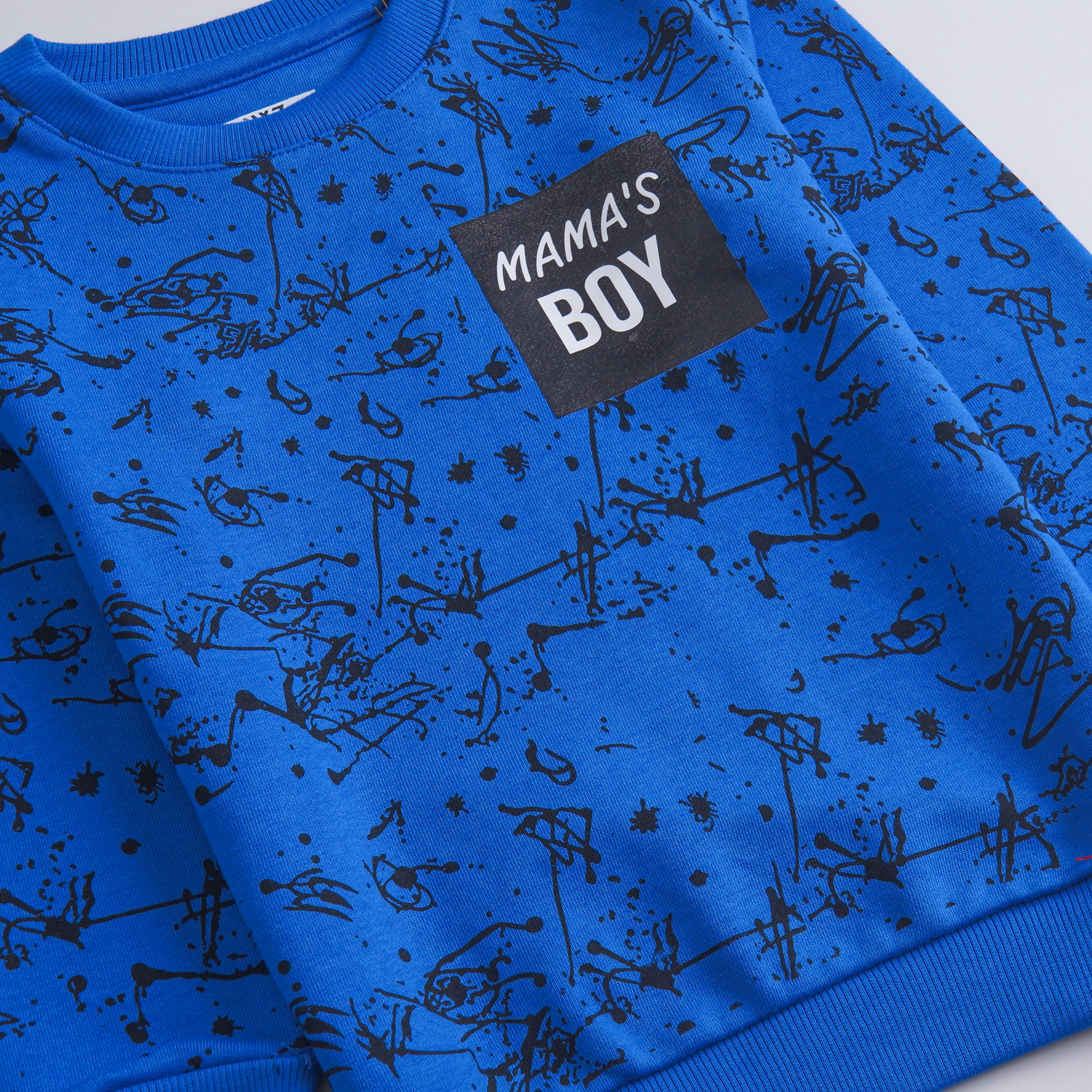 Boys Printed Full Sleeve Sweat T-Shirt (7199)