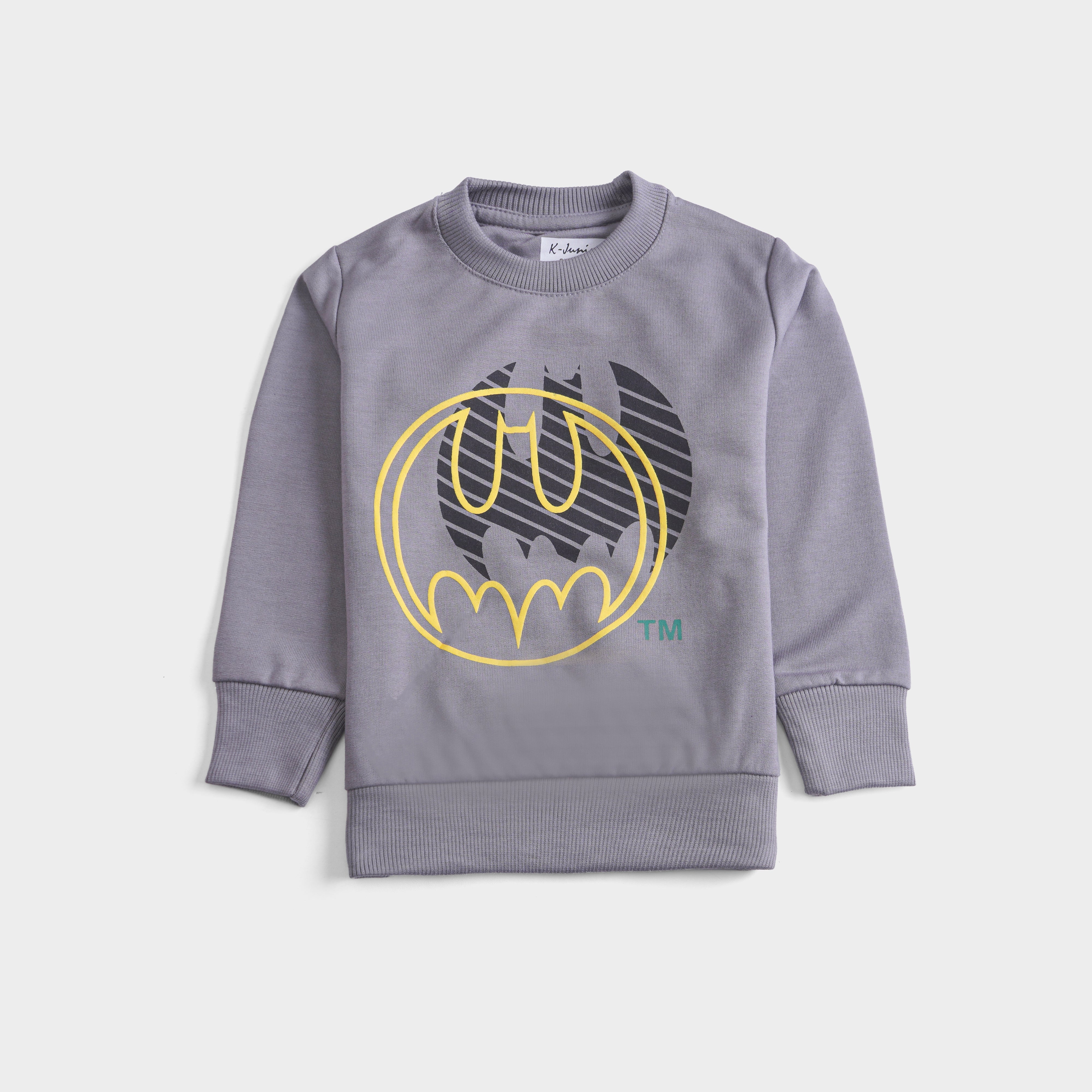 Boys Printed Full Sleeve Sweat Shirt (Batman-2)