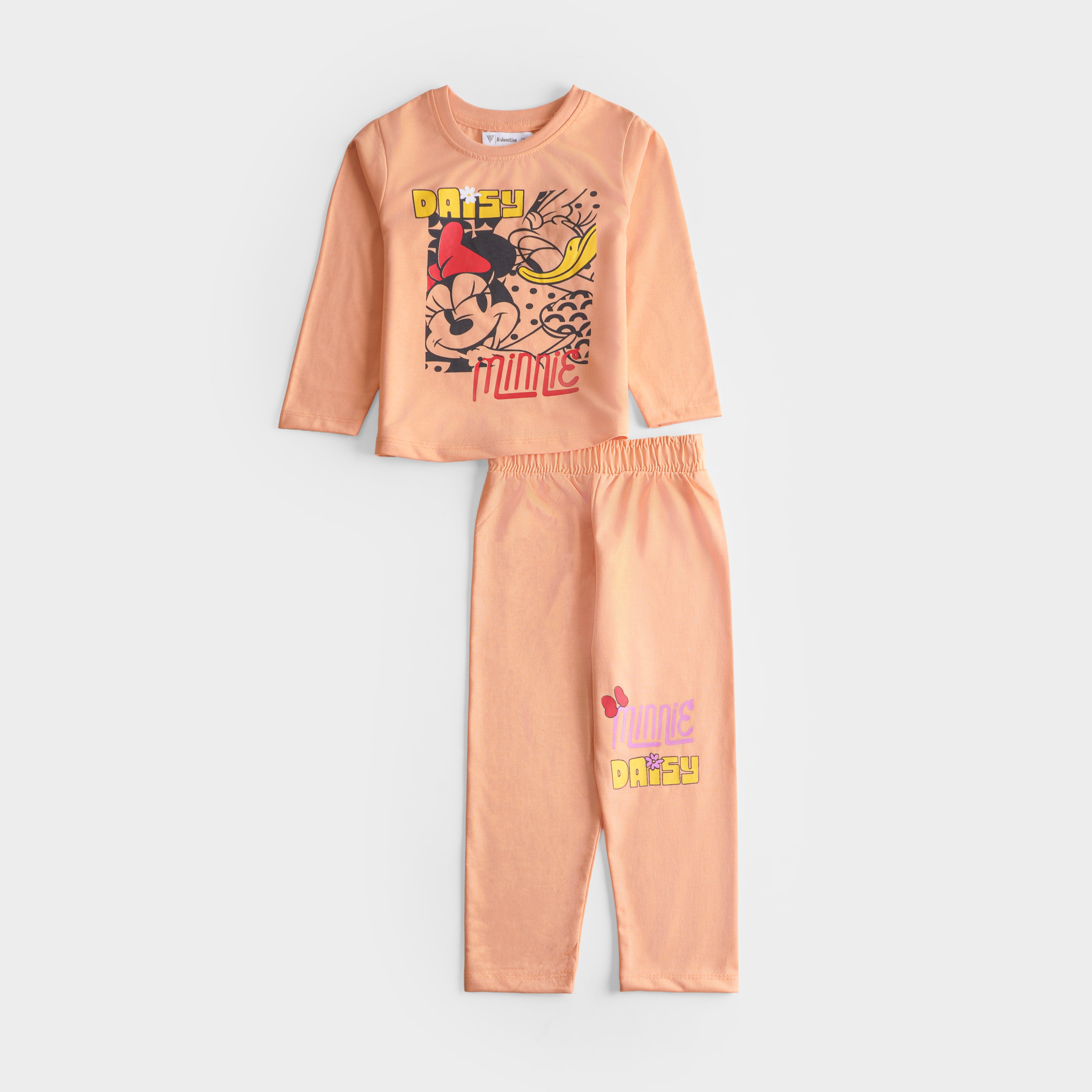 Girls Printed Full Sleeve Suit
