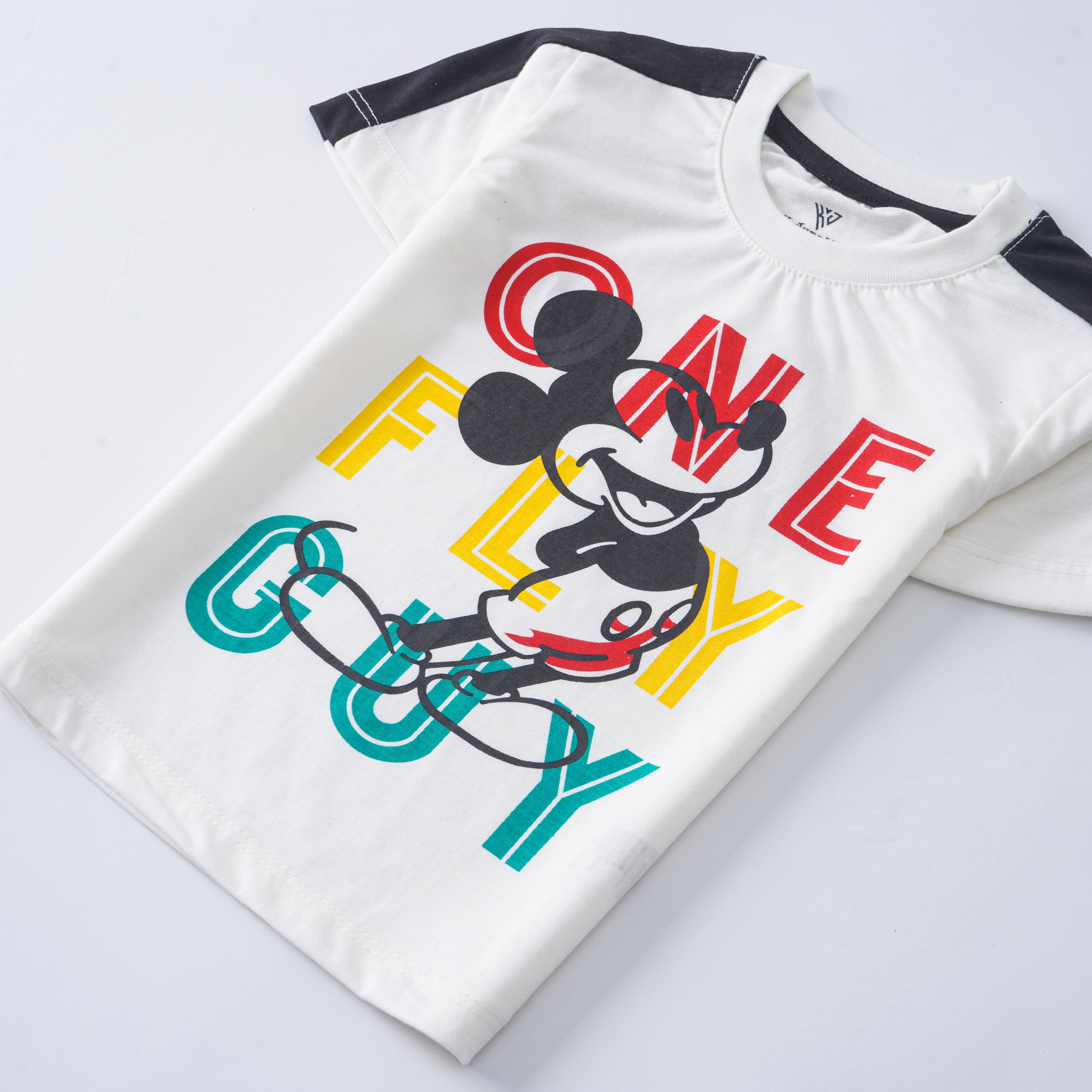 Infant Boys Half Sleeves-Printed T-Shirt (One)