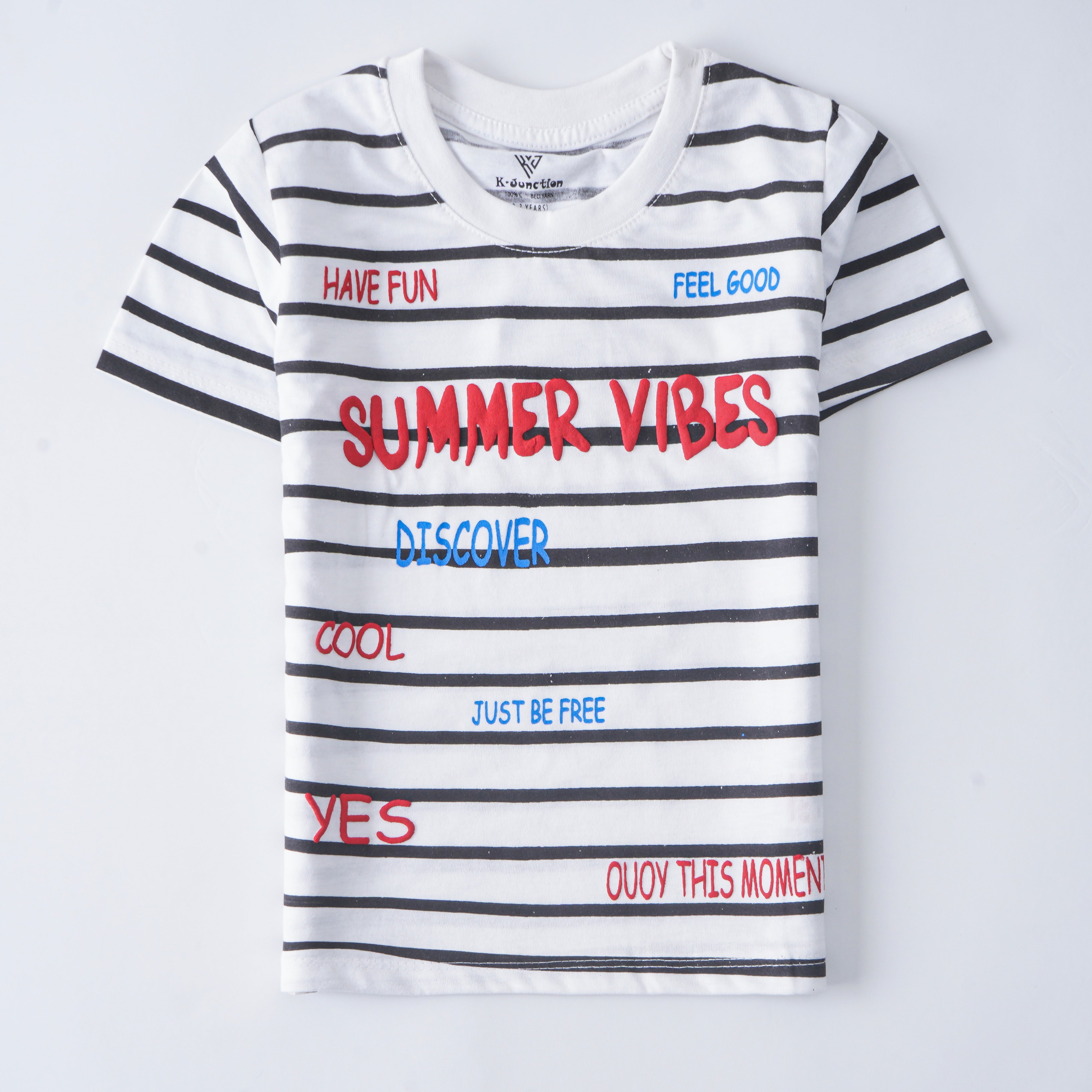 Infant Boys Half Sleeves-Printed T-Shirt (Summer-Vibes)