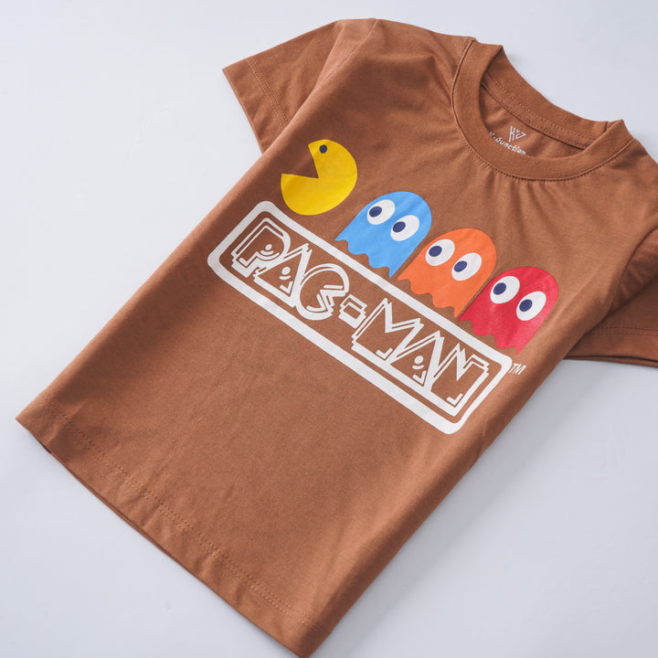 Boys Half Sleeves-Printed T-Shirt (Pacman)