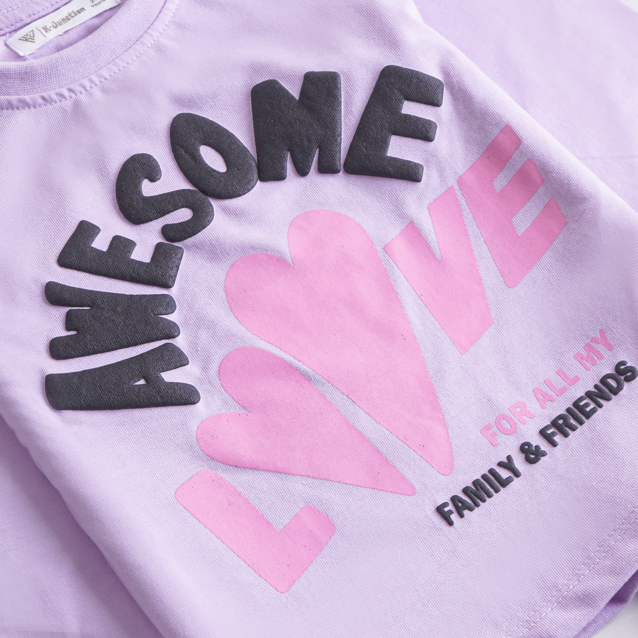 Girls Printed Full Sleeve Suit